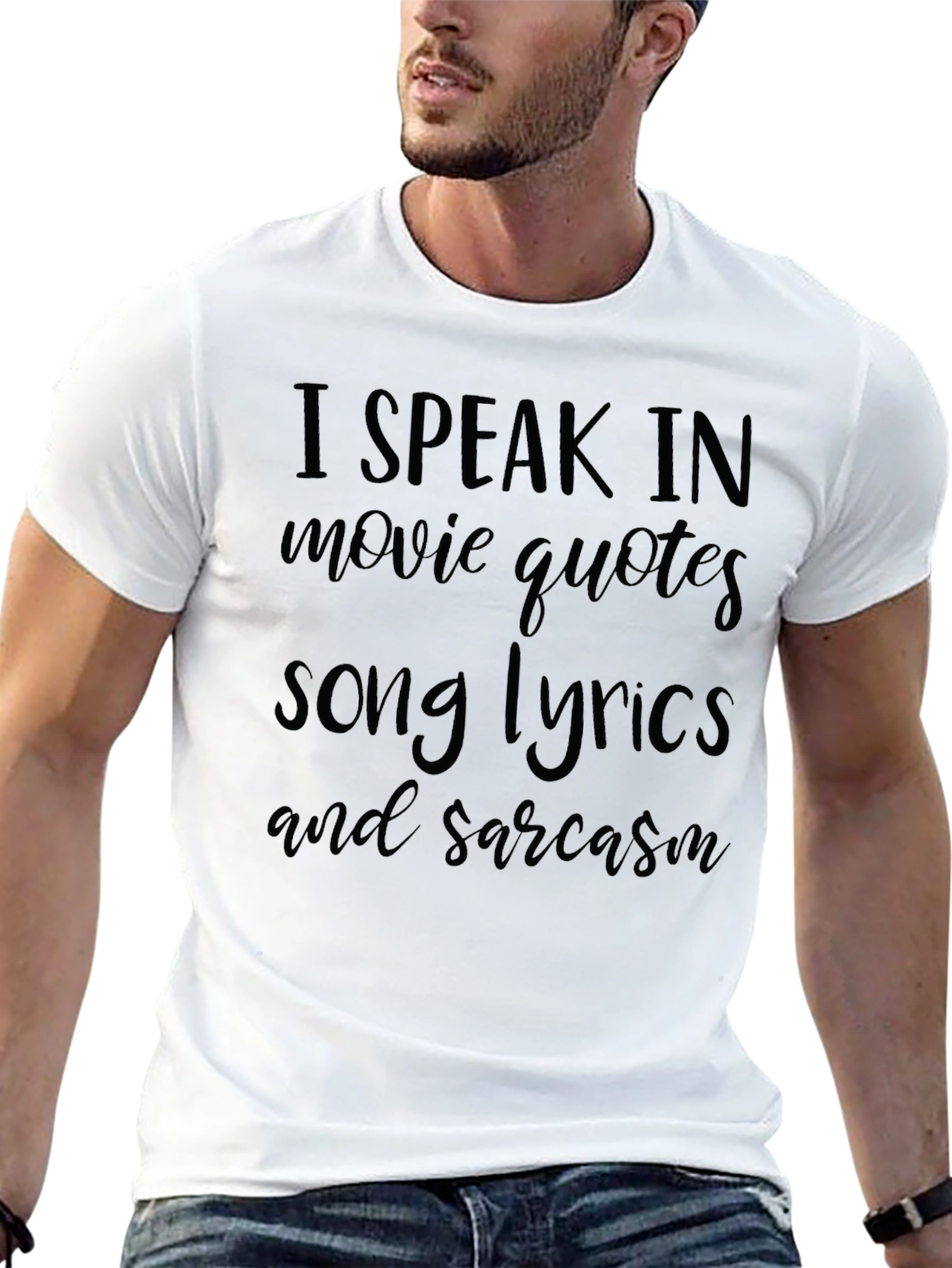 Sarcastic Movie Quotes & Song Lyrics T-Shirt