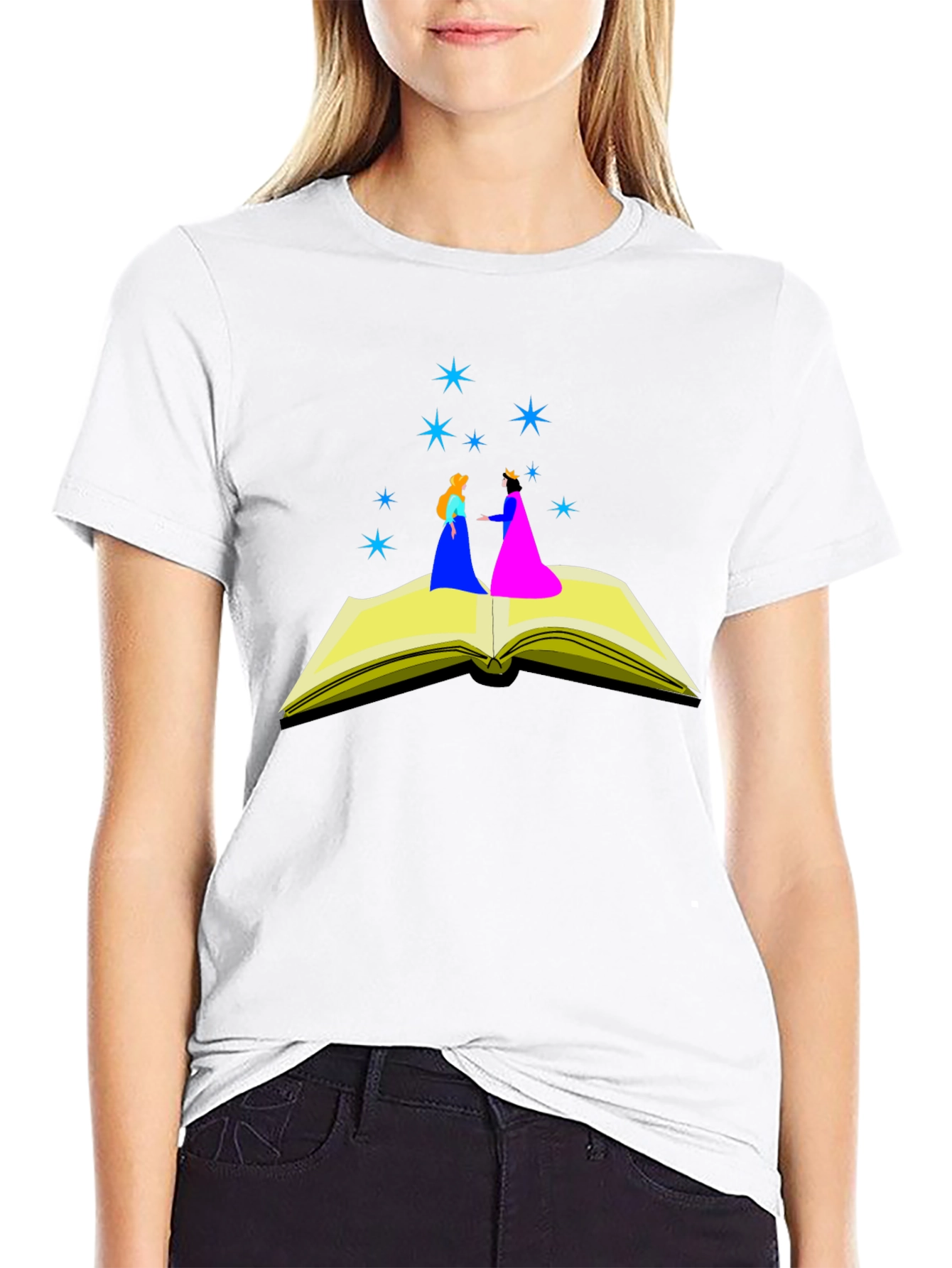 Enchanted Story Tee: Fairytale Book & Princess Design