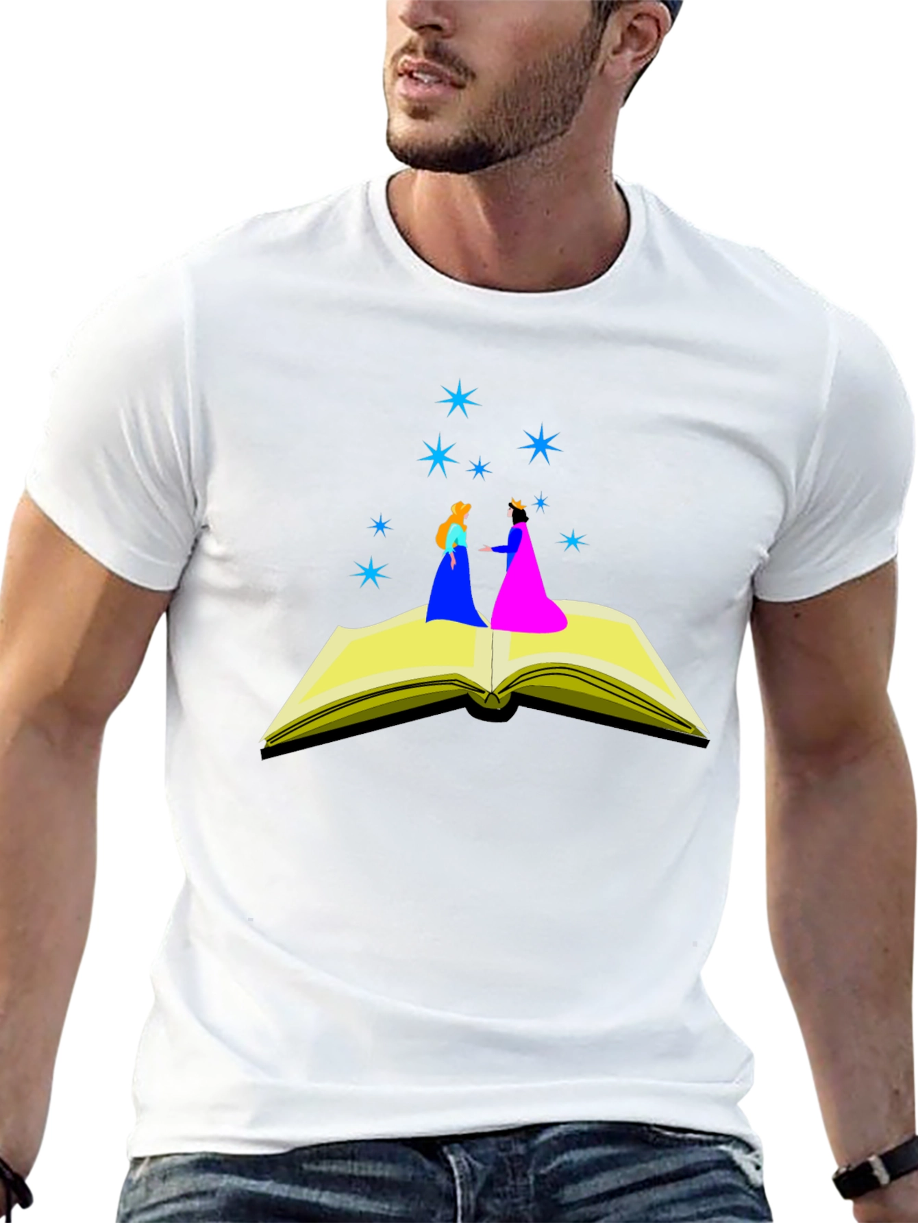 Enchanted Story Tee: Fairytale Book & Princess Design