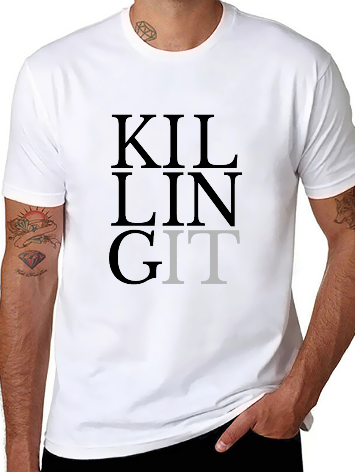 Killing It Funny T-Shirt Sarcastic Graphic Tee