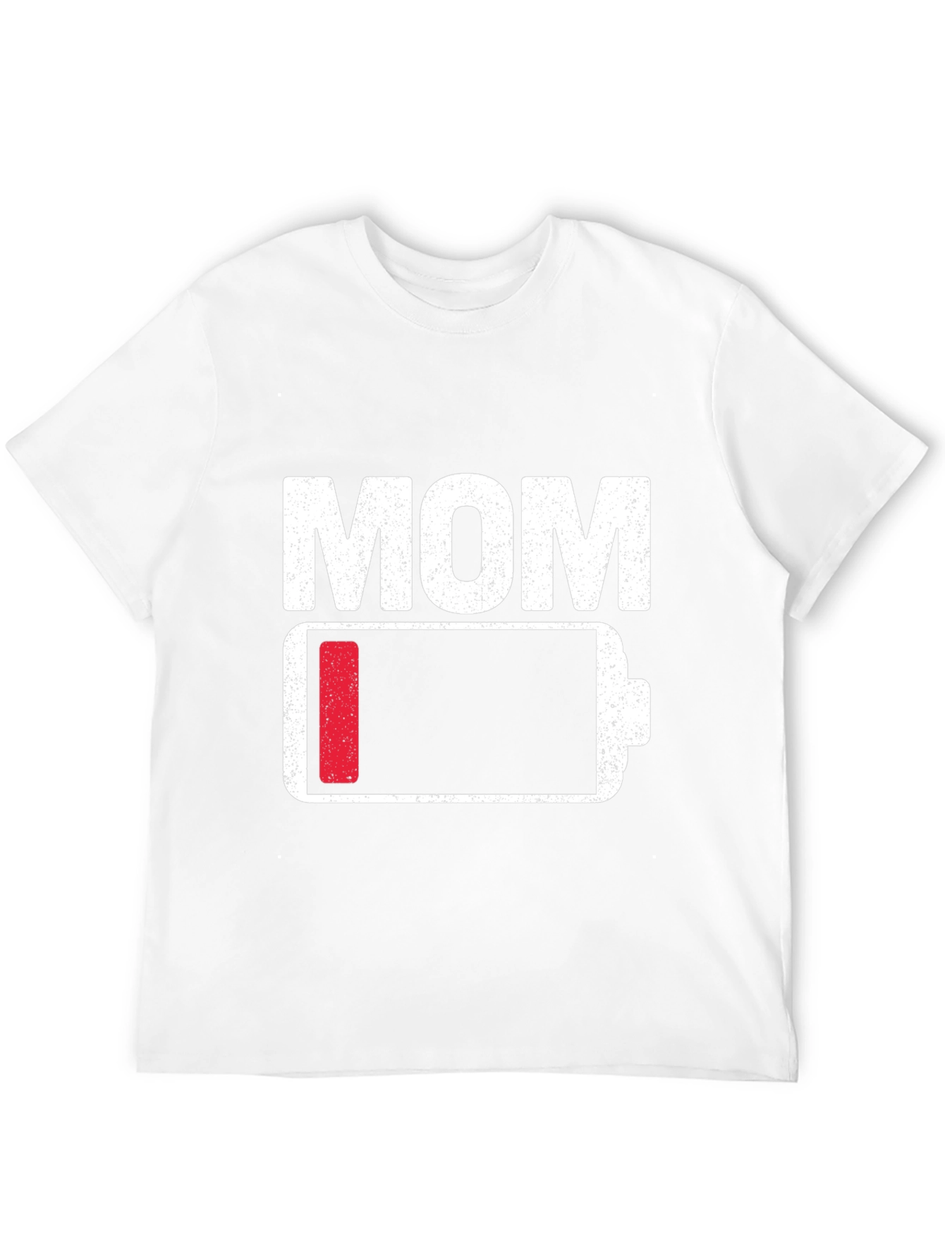 Mom Low Battery T-Shirt - Funny Mothers Day Gift