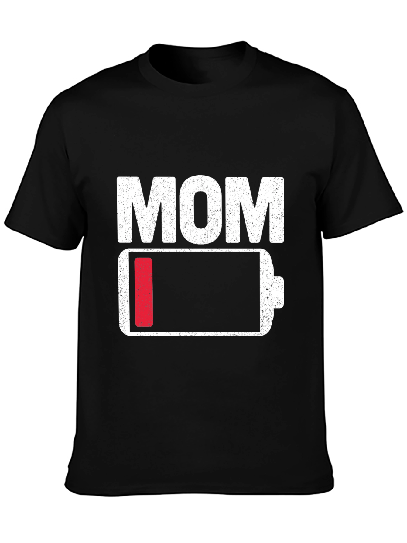 Mom Low Battery T-Shirt - Funny Mothers Day Gift