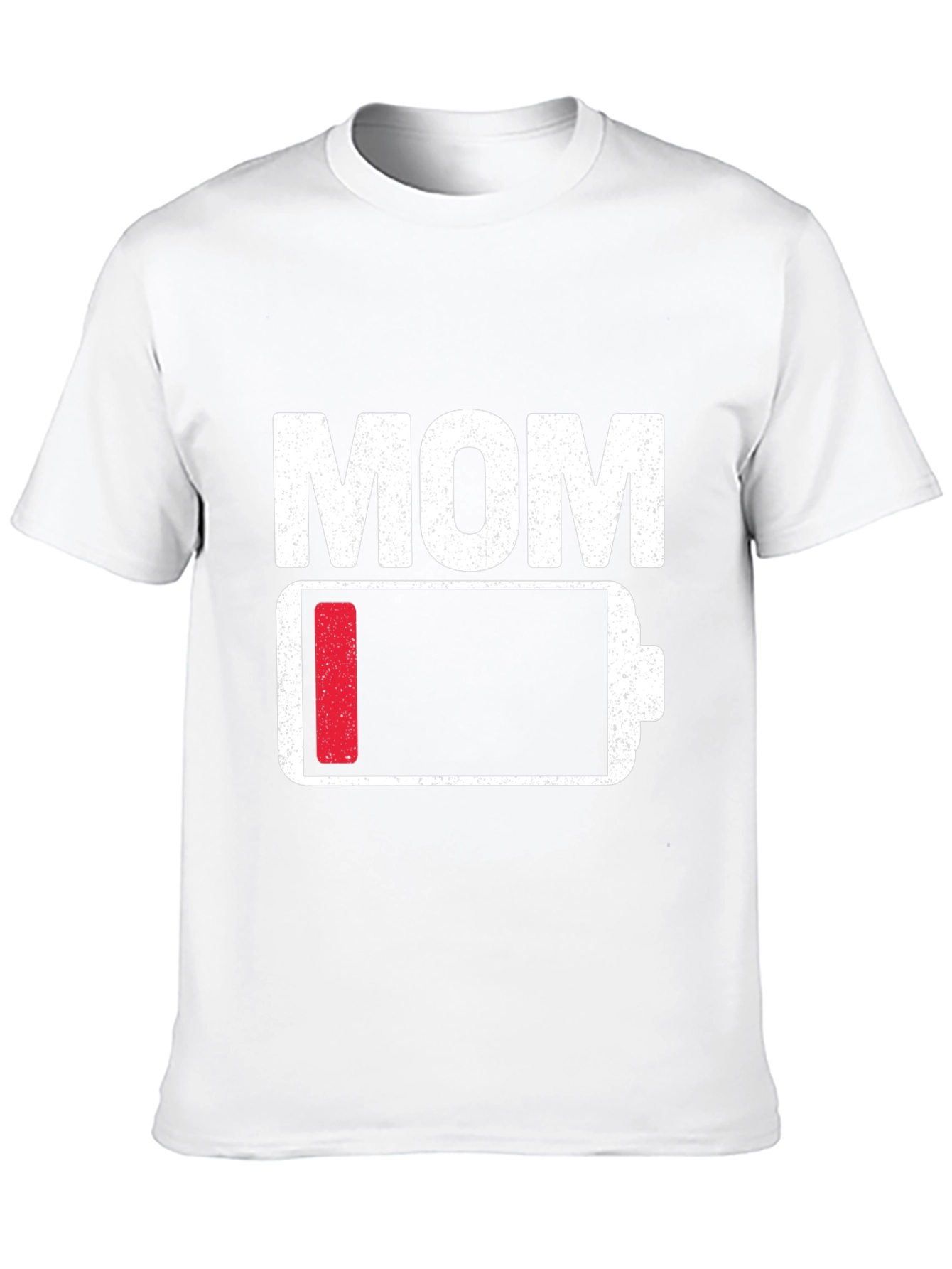 Mom Low Battery T-Shirt - Funny Mothers Day Gift