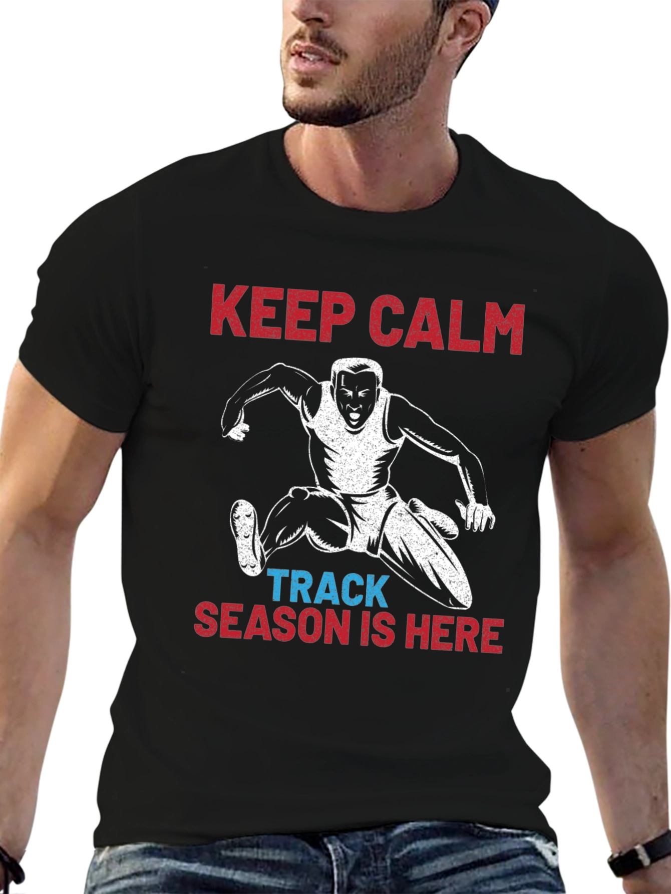 Keep Calm Track Season T-Shirt