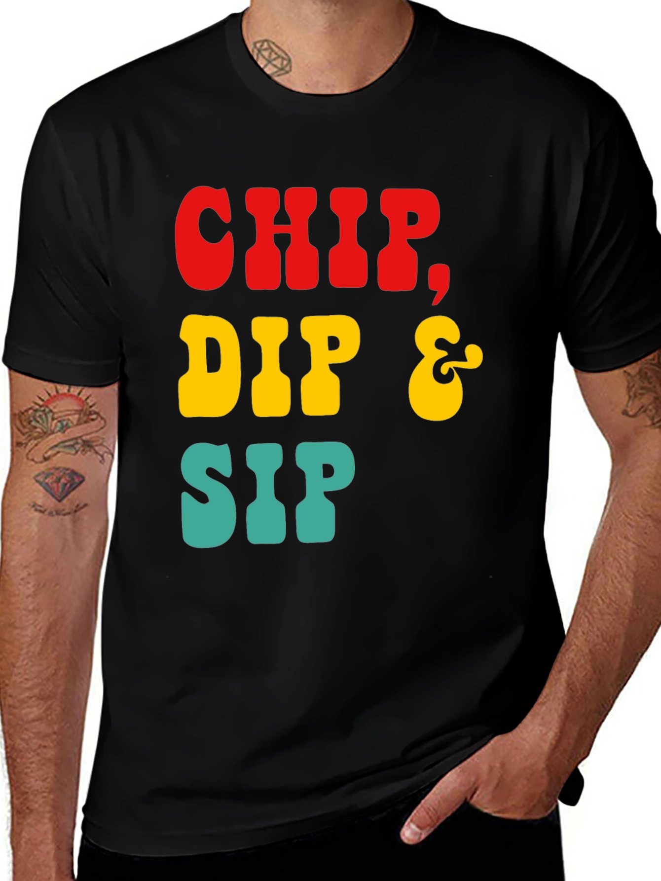 Chip Dip & Sip Graphic Tee