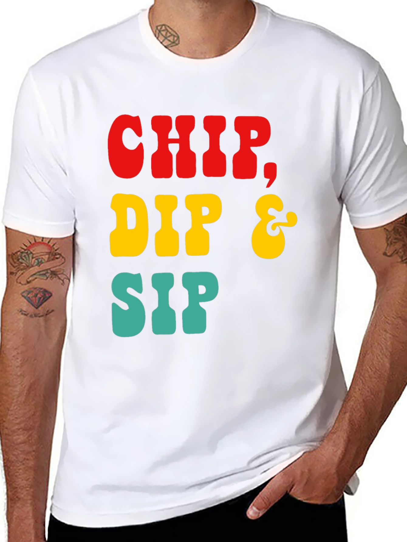 Chip Dip & Sip Graphic Tee