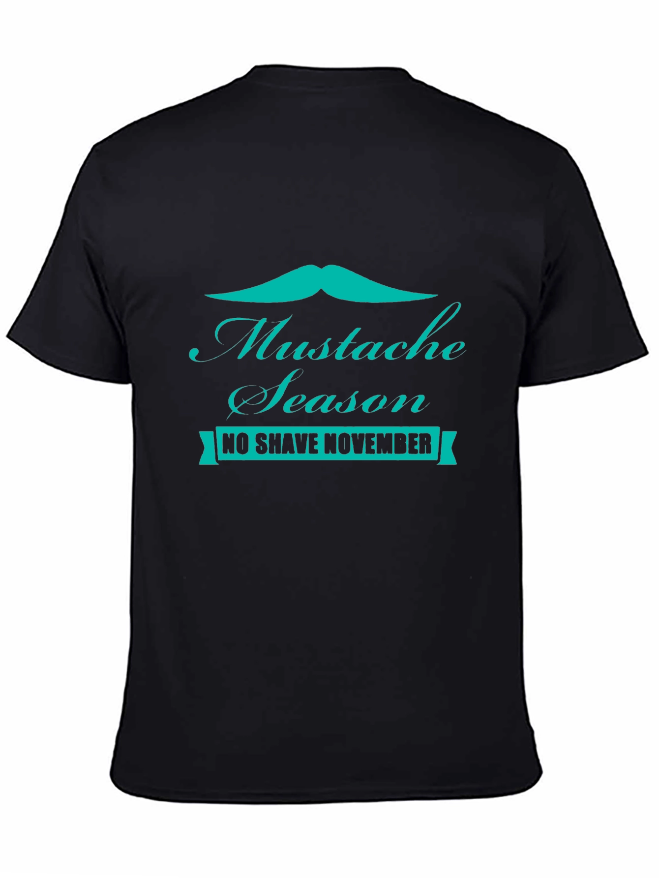 Mustache Season No Shave November Tee