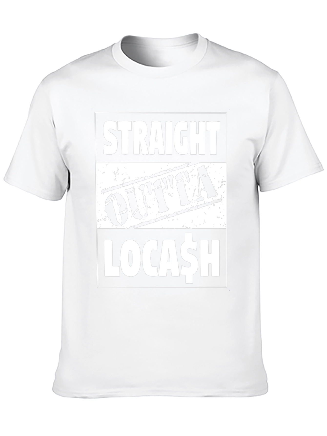 Straight Outta Locash Black Graphic Tee