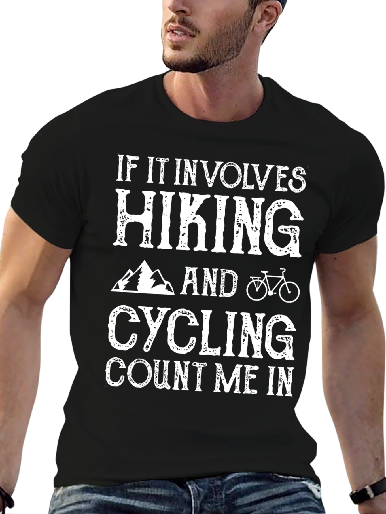 Hiking & Cycling T-Shirt - Count Me In