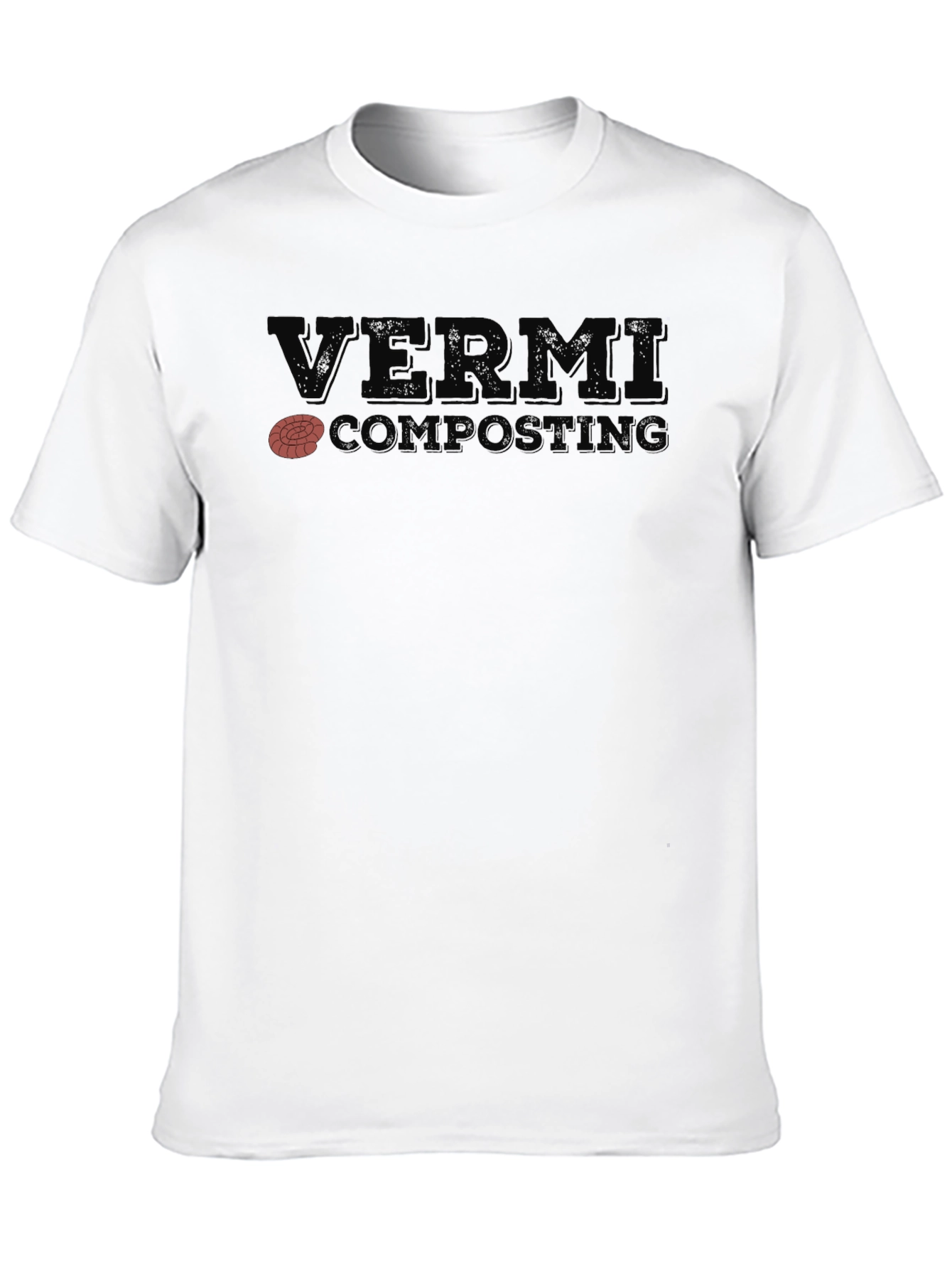 Vermicomposting Graphic T-Shirt - Black