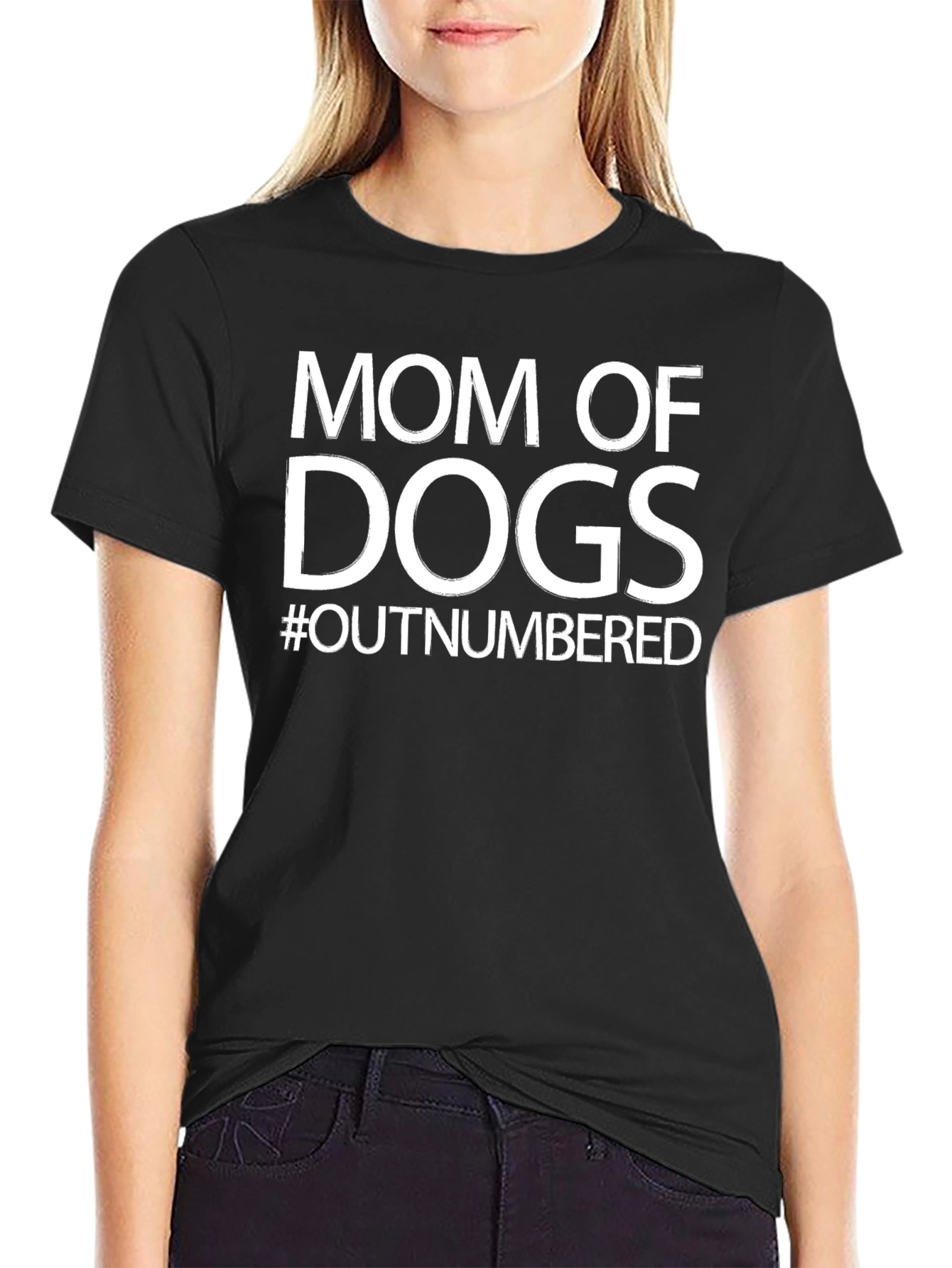 Mom Of Dogs T-Shirt - Outnumbered!