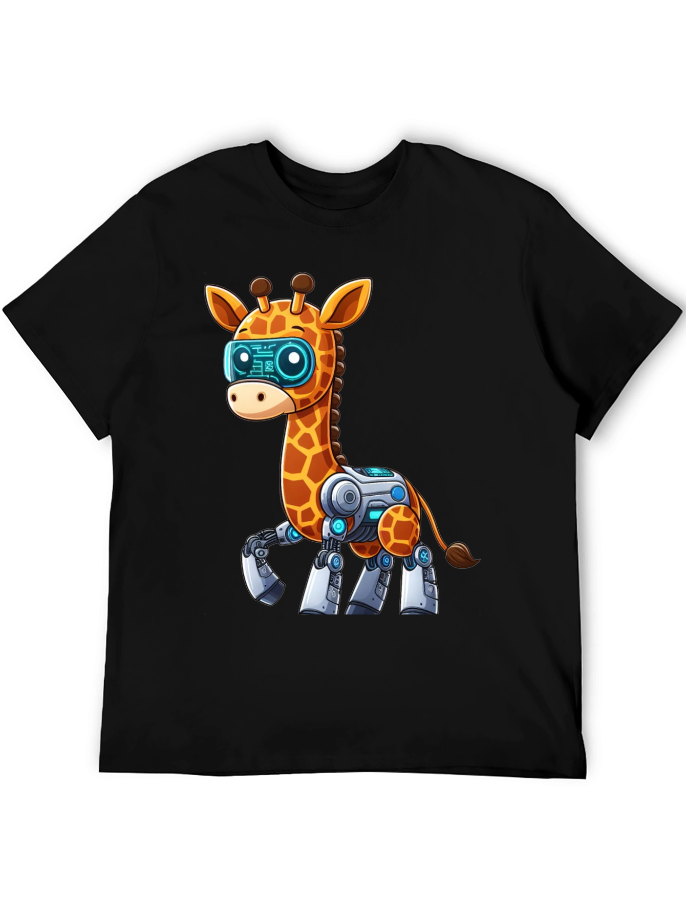 Robot Giraffe Graphic Tee
