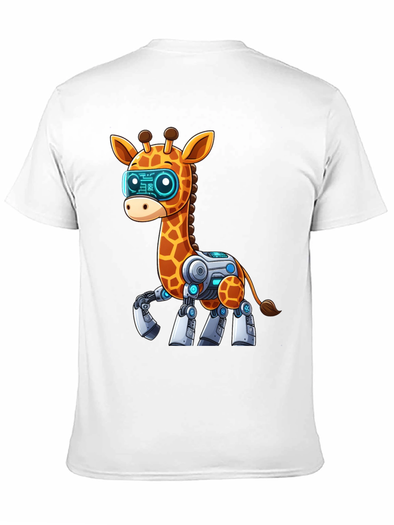 Robot Giraffe Graphic Tee