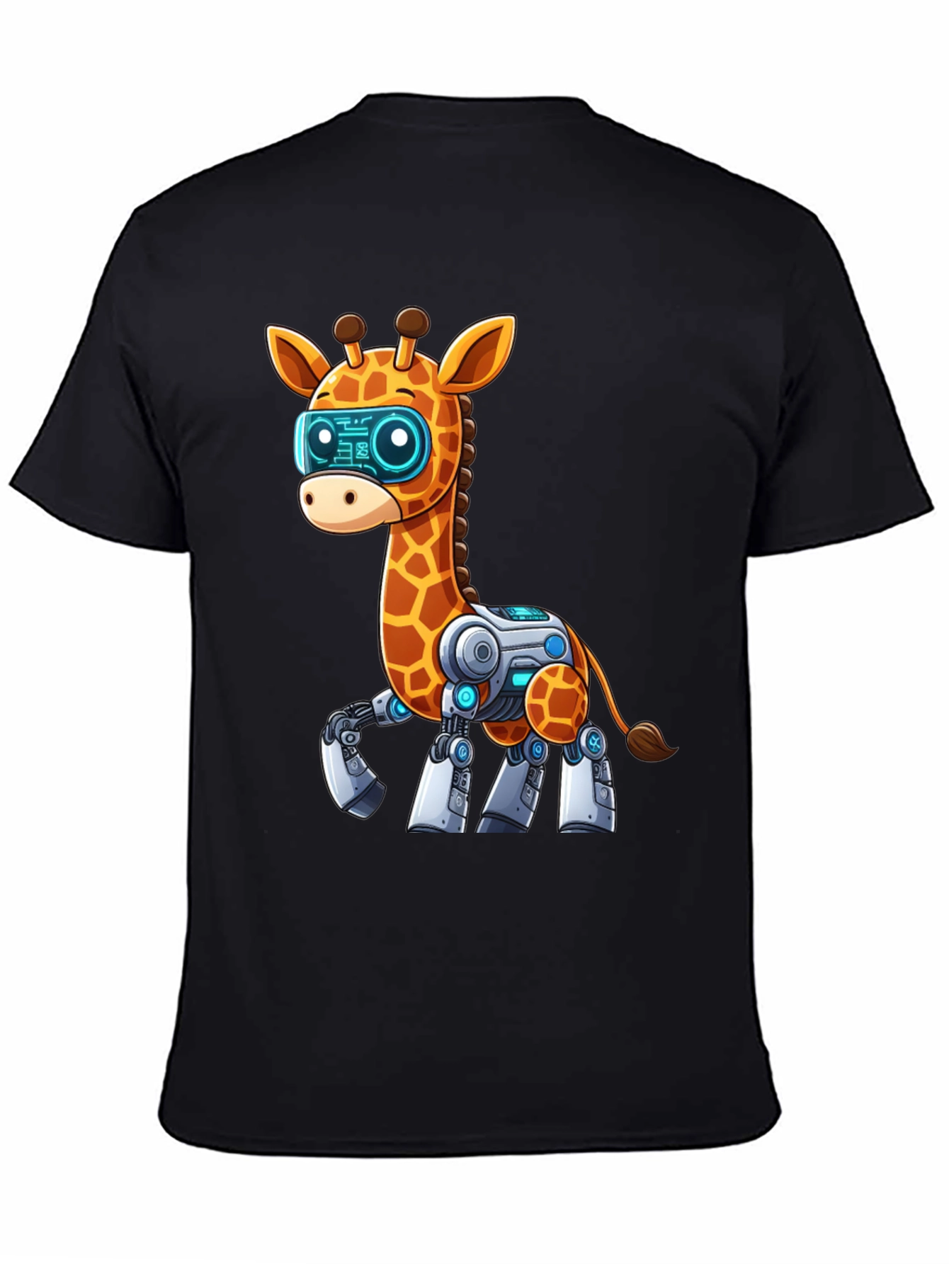 Robot Giraffe Graphic Tee