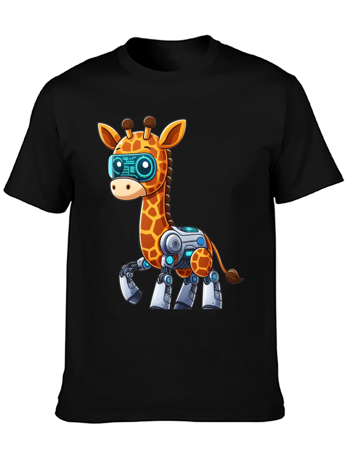 Robot Giraffe Graphic Tee