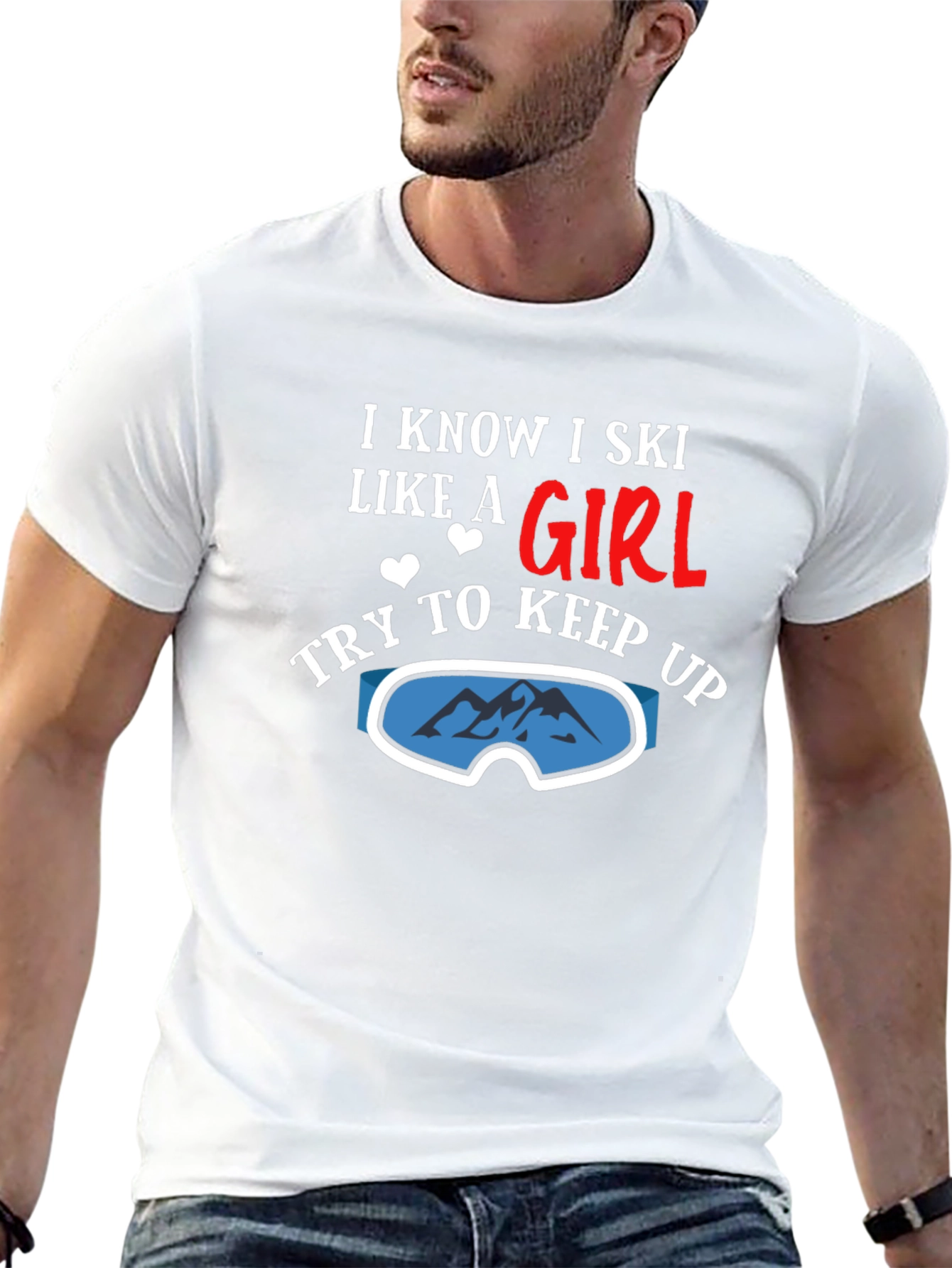 I Know I Ski Like a Girl T-Shirt