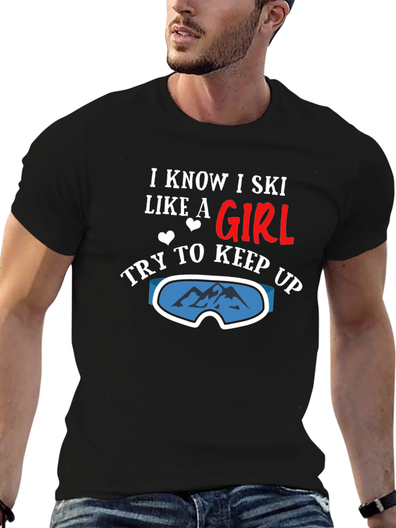 I Know I Ski Like a Girl T-Shirt