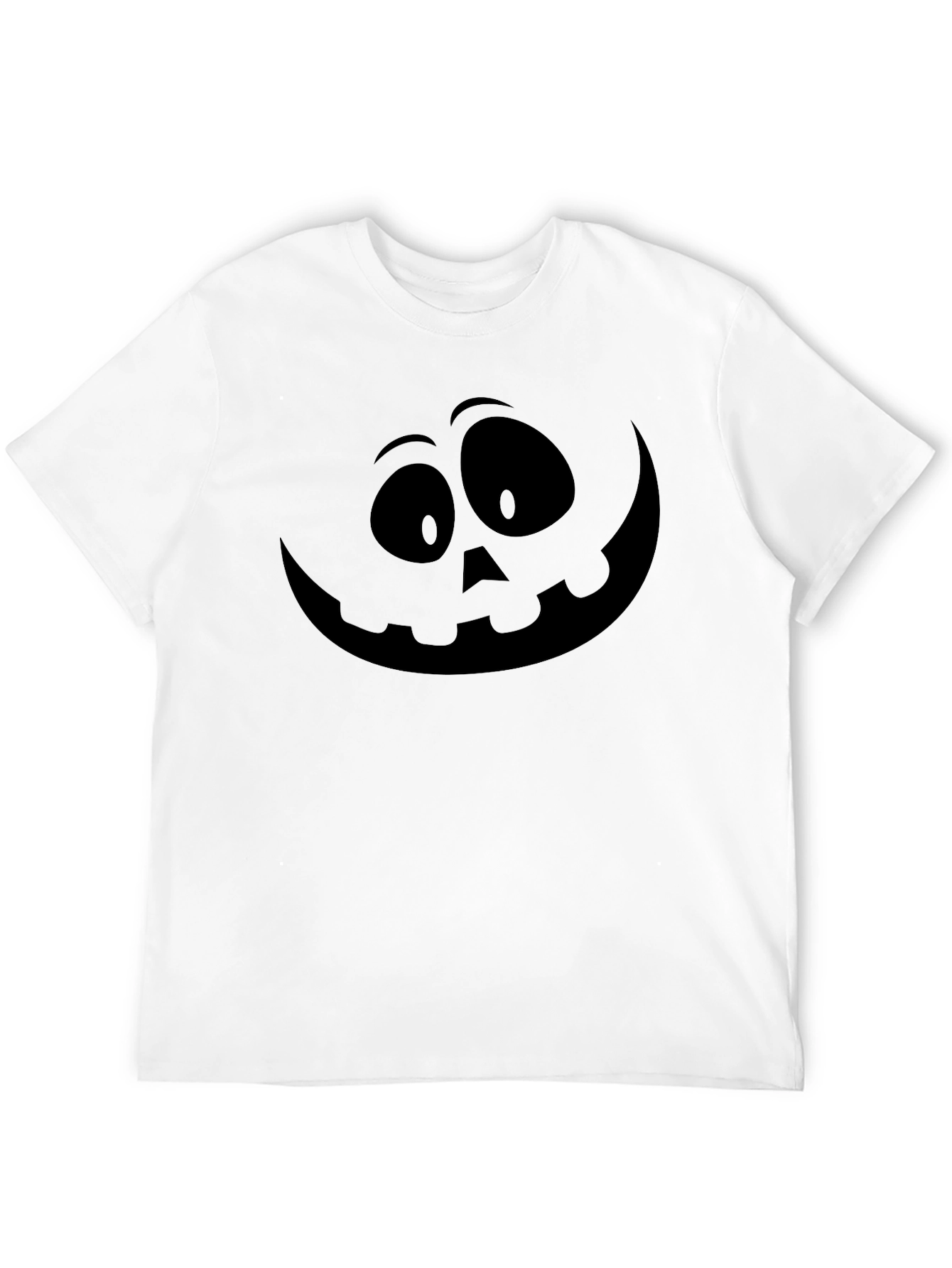 Spooky Smile Black Graphic T-Shirt