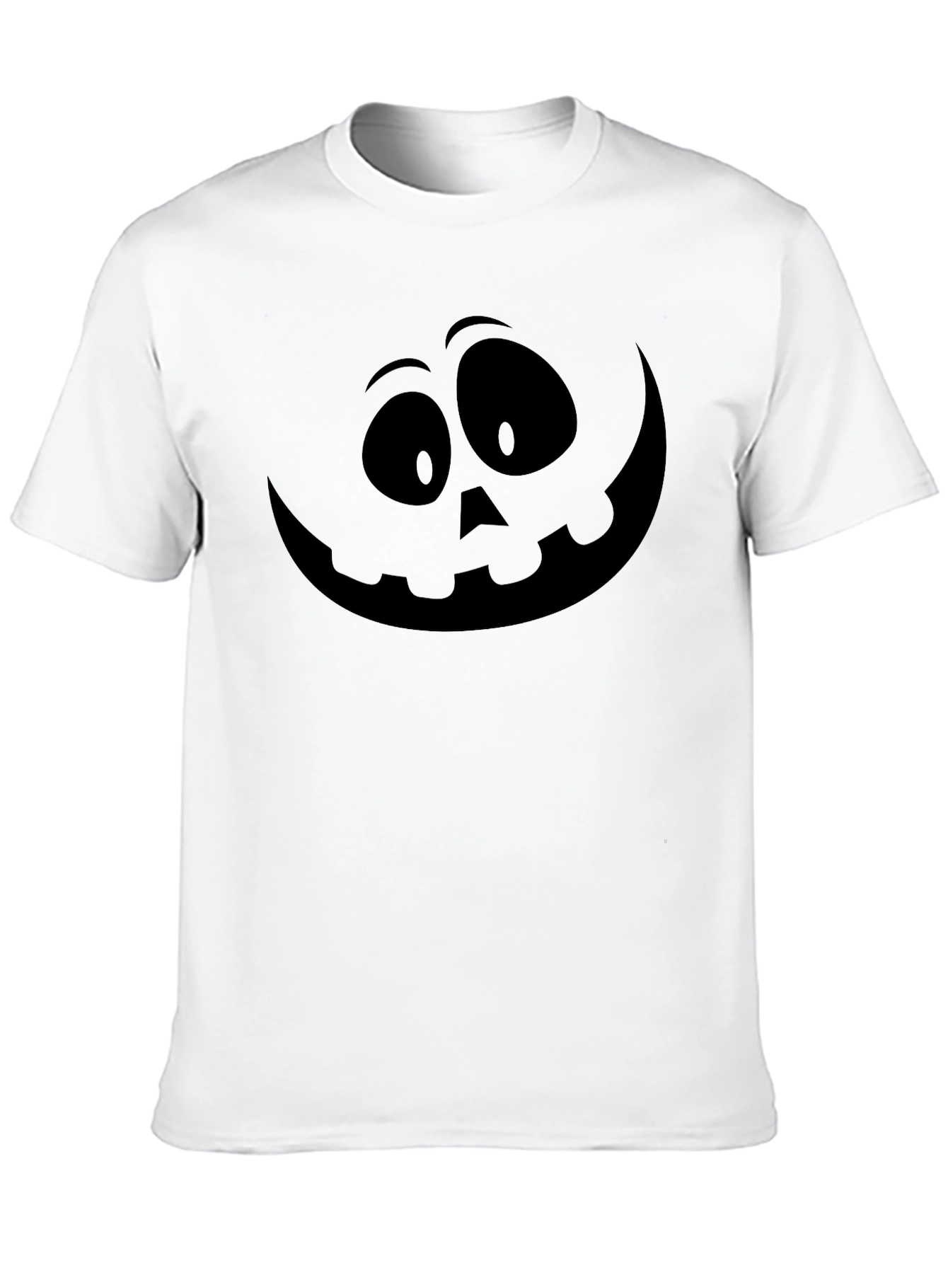 Spooky Smile Black Graphic T-Shirt