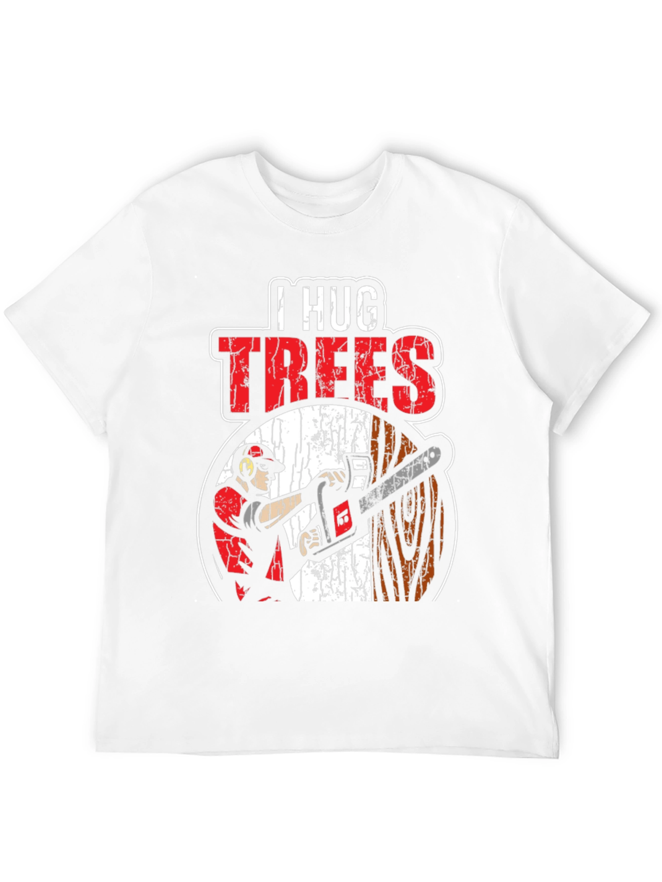 I Hug Trees Graphic T-Shirt - Arborist Lumberjack