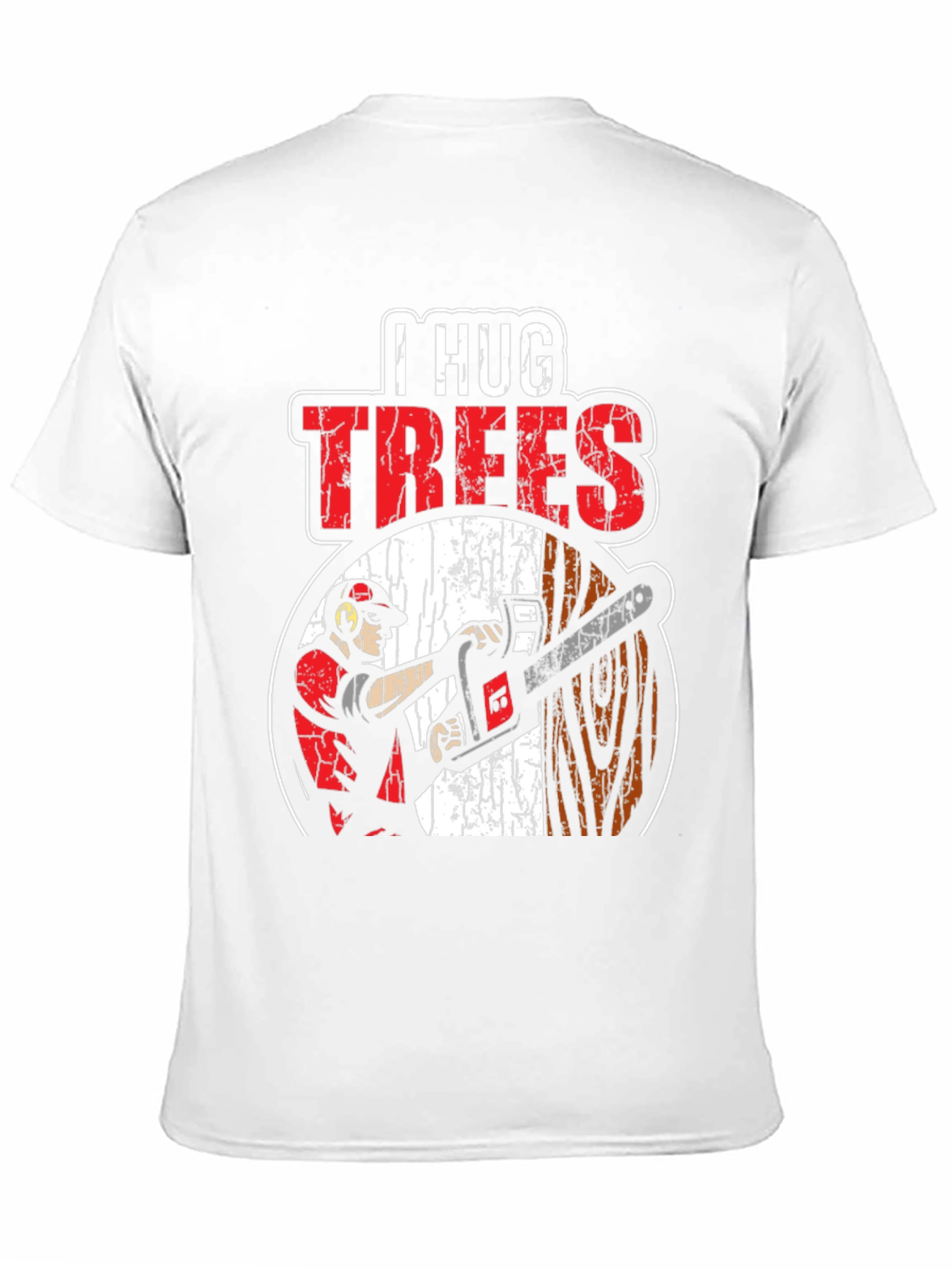 I Hug Trees Graphic T-Shirt - Arborist Lumberjack