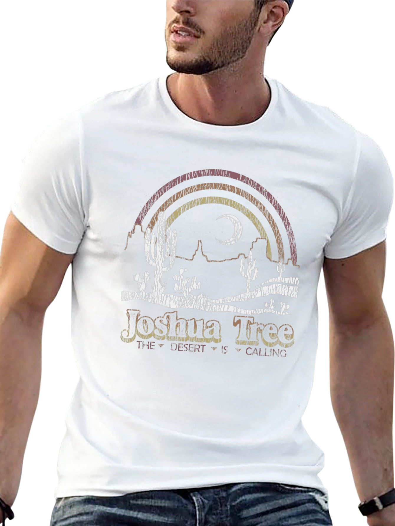 Joshua Tree Desert Calling Black T-Shirt