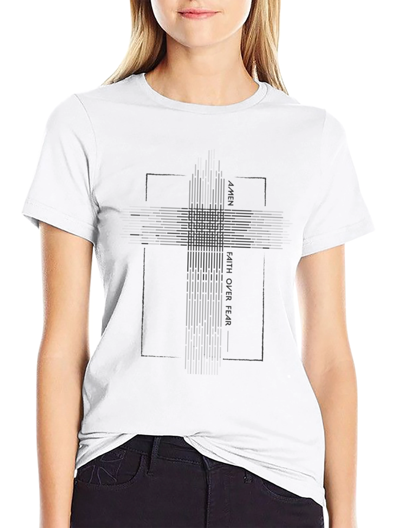 Faith Over Fear Graphic Tee - Christian T-Shirt