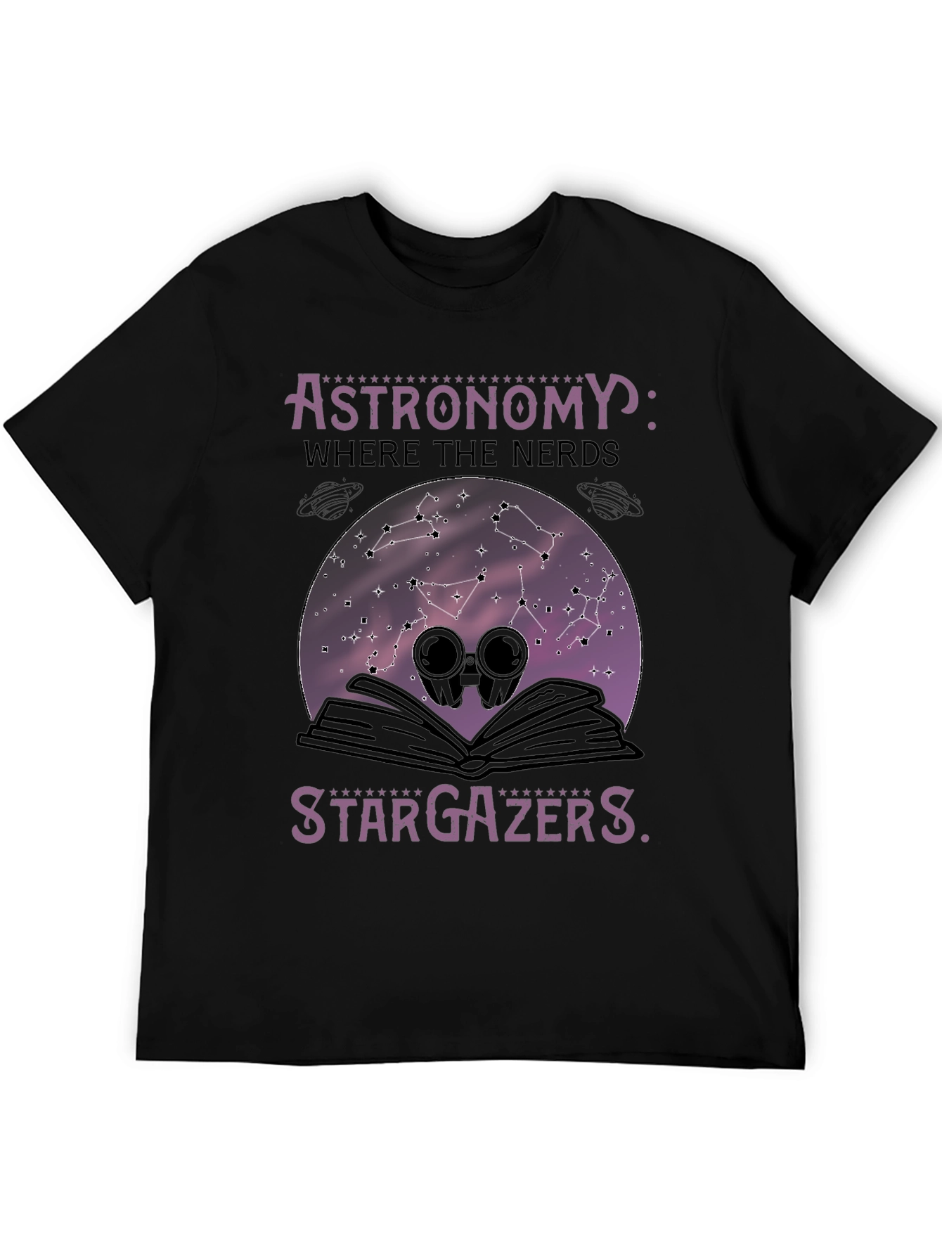 Astronomy Nerds Stargazers Graphic T-Shirt