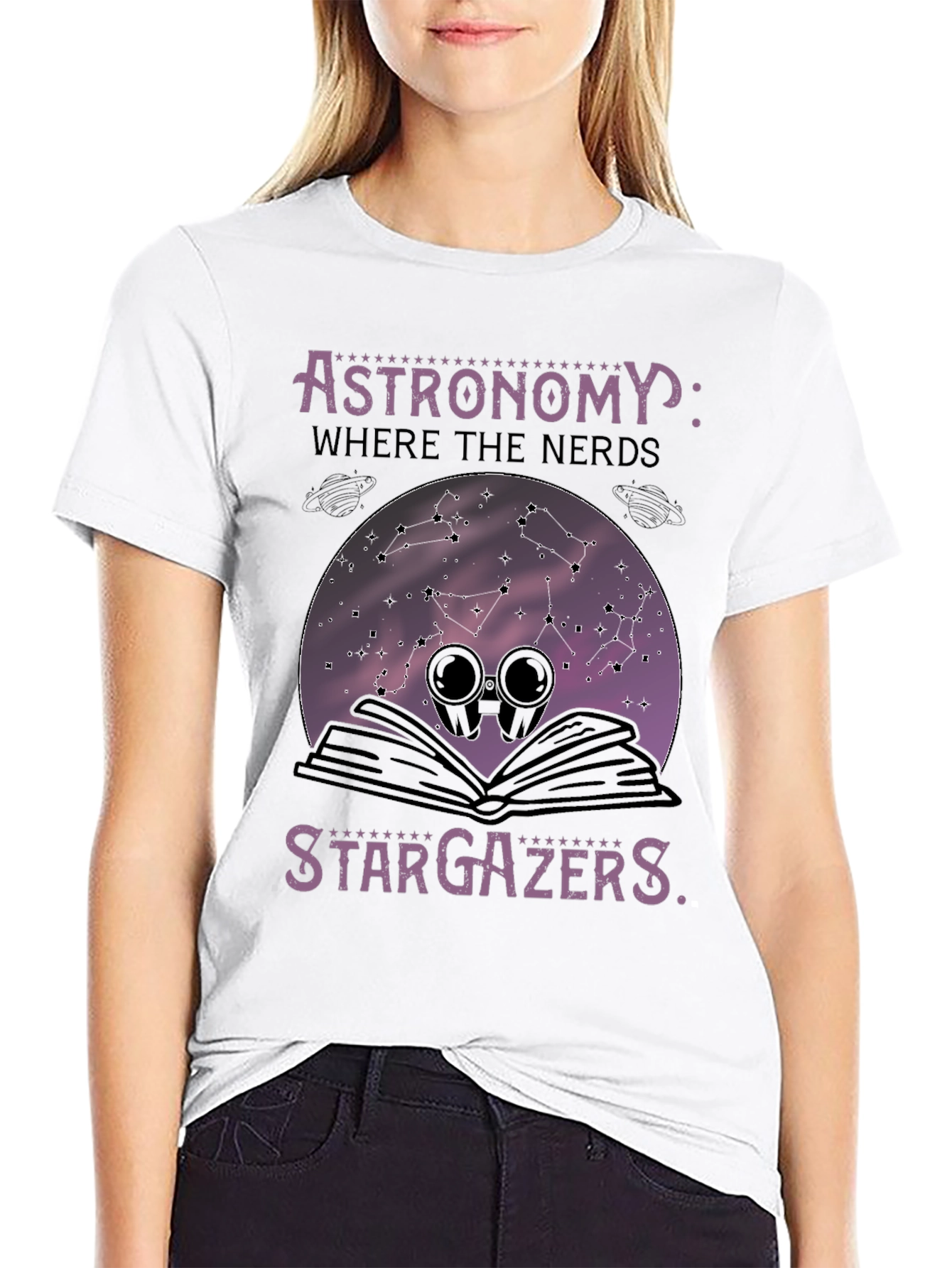 Astronomy Nerds Stargazers Graphic T-Shirt