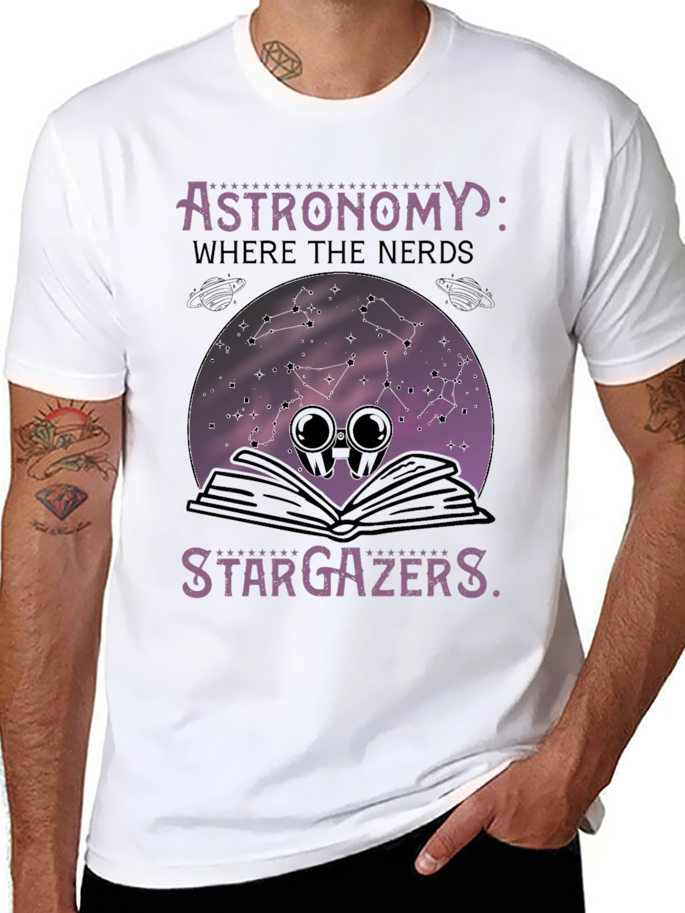 Astronomy Nerds Stargazers Graphic T-Shirt