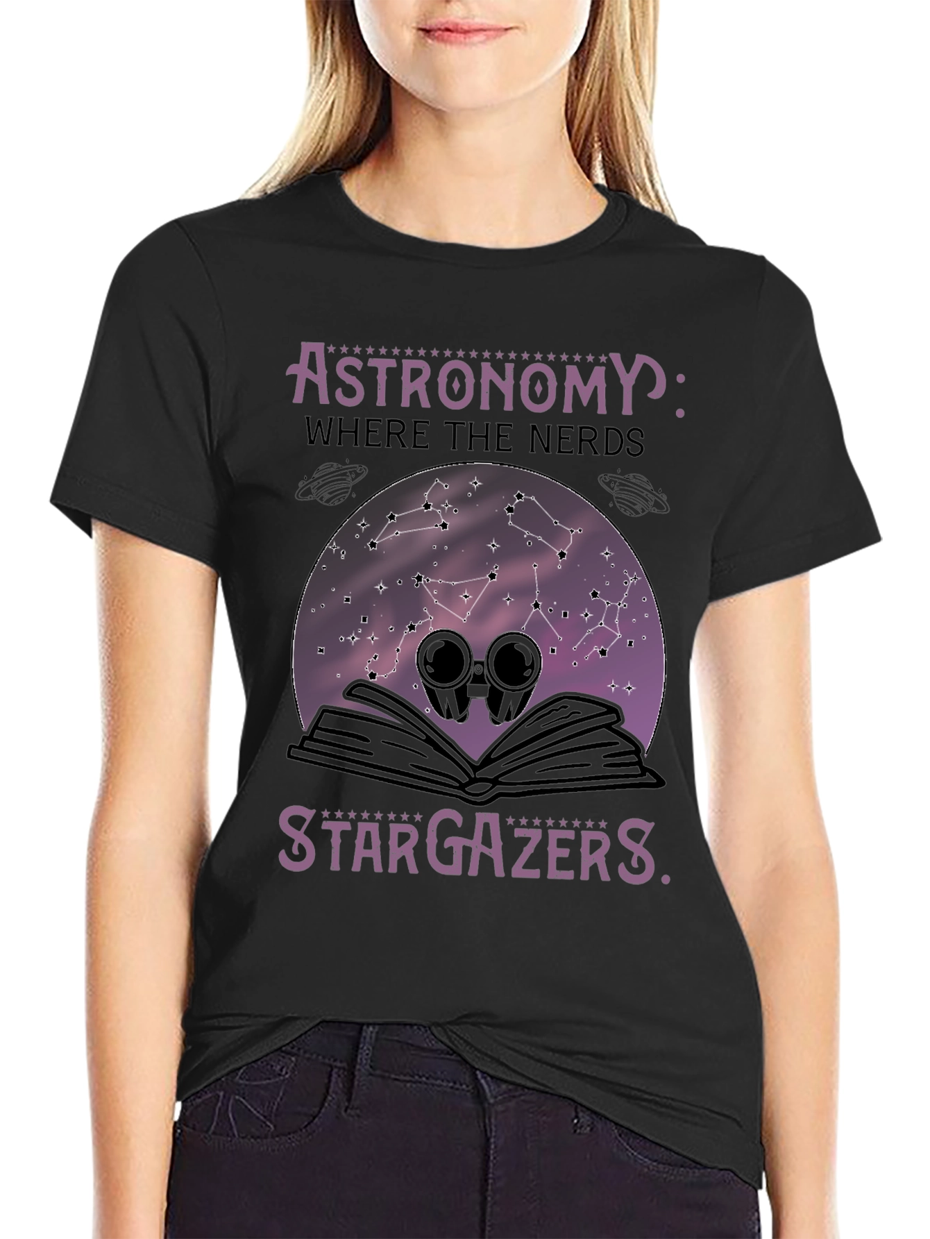 Astronomy Nerds Stargazers Graphic T-Shirt