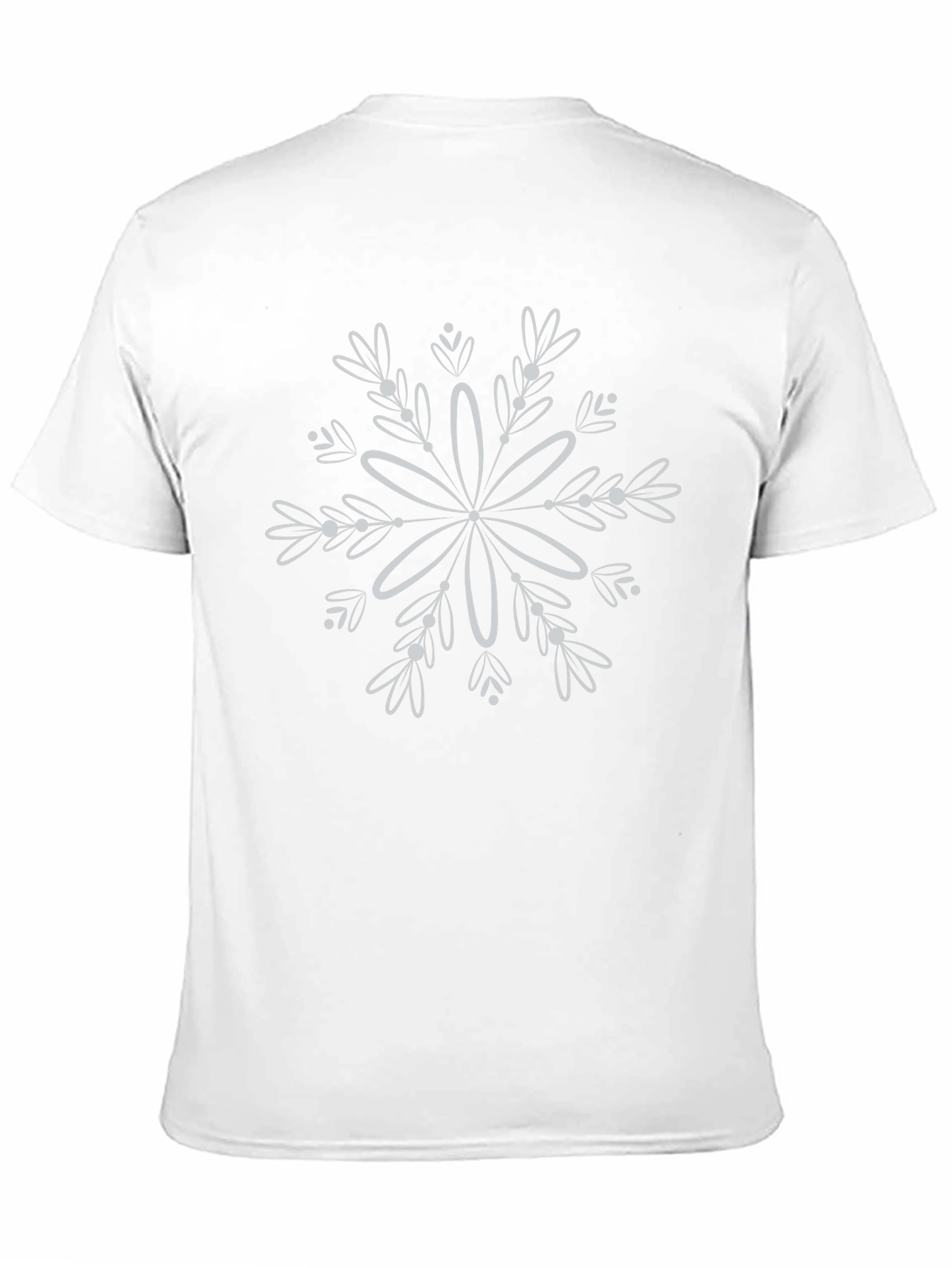 Snowflake Graphic Black T-Shirt