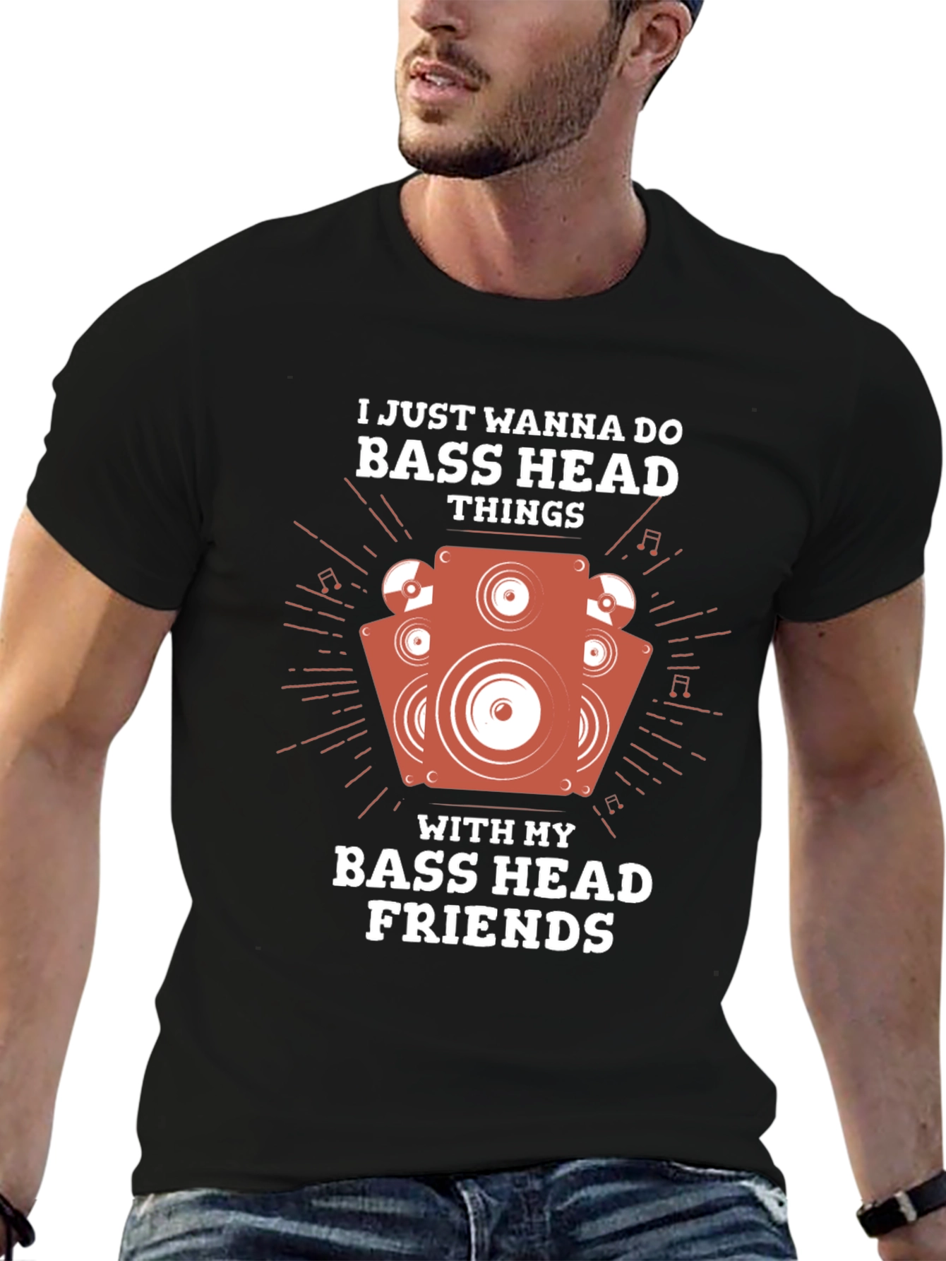 Bass Head T-Shirt - Music Lover Apparel