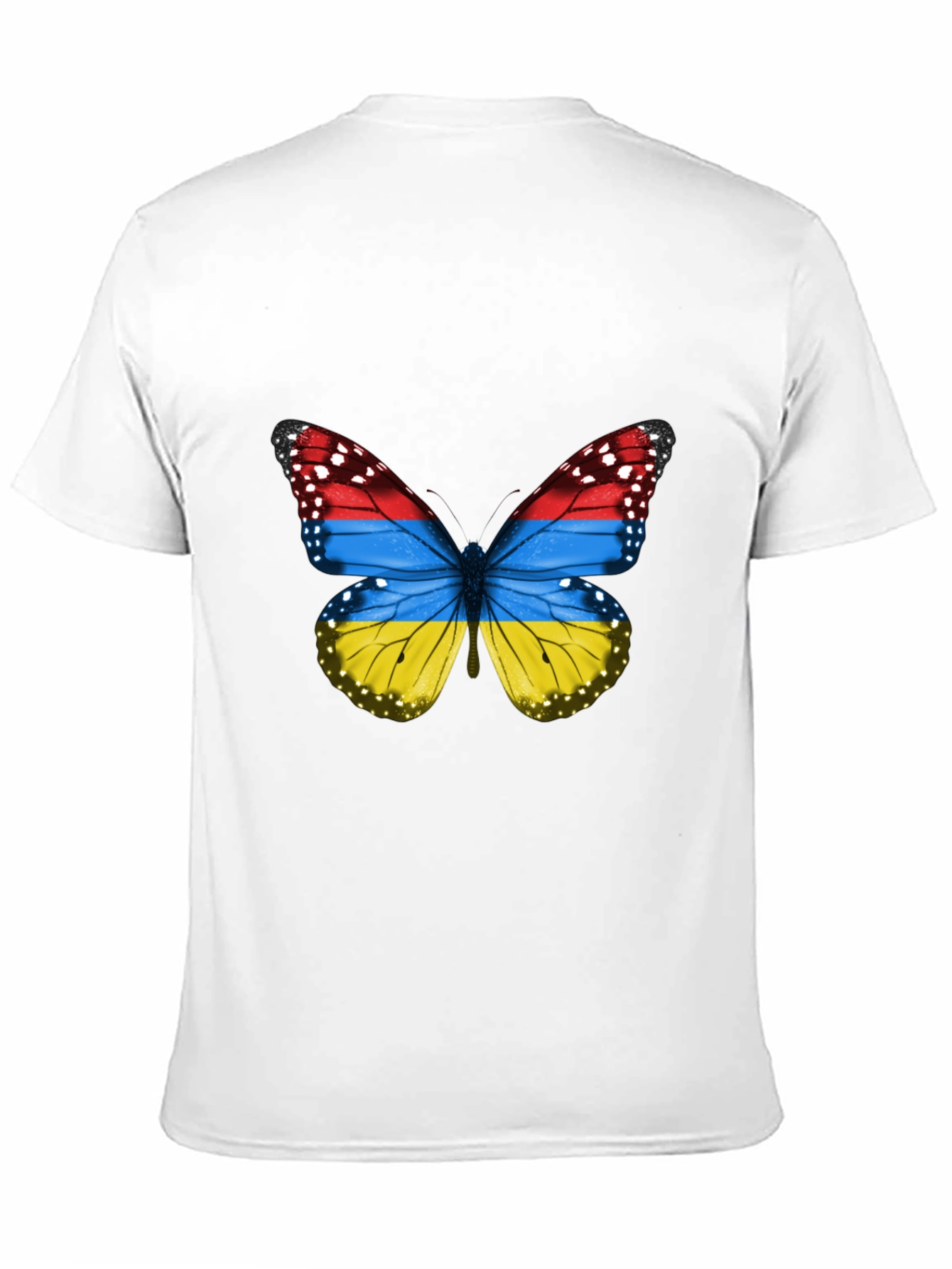 Armenian Flag Butterfly T-Shirt