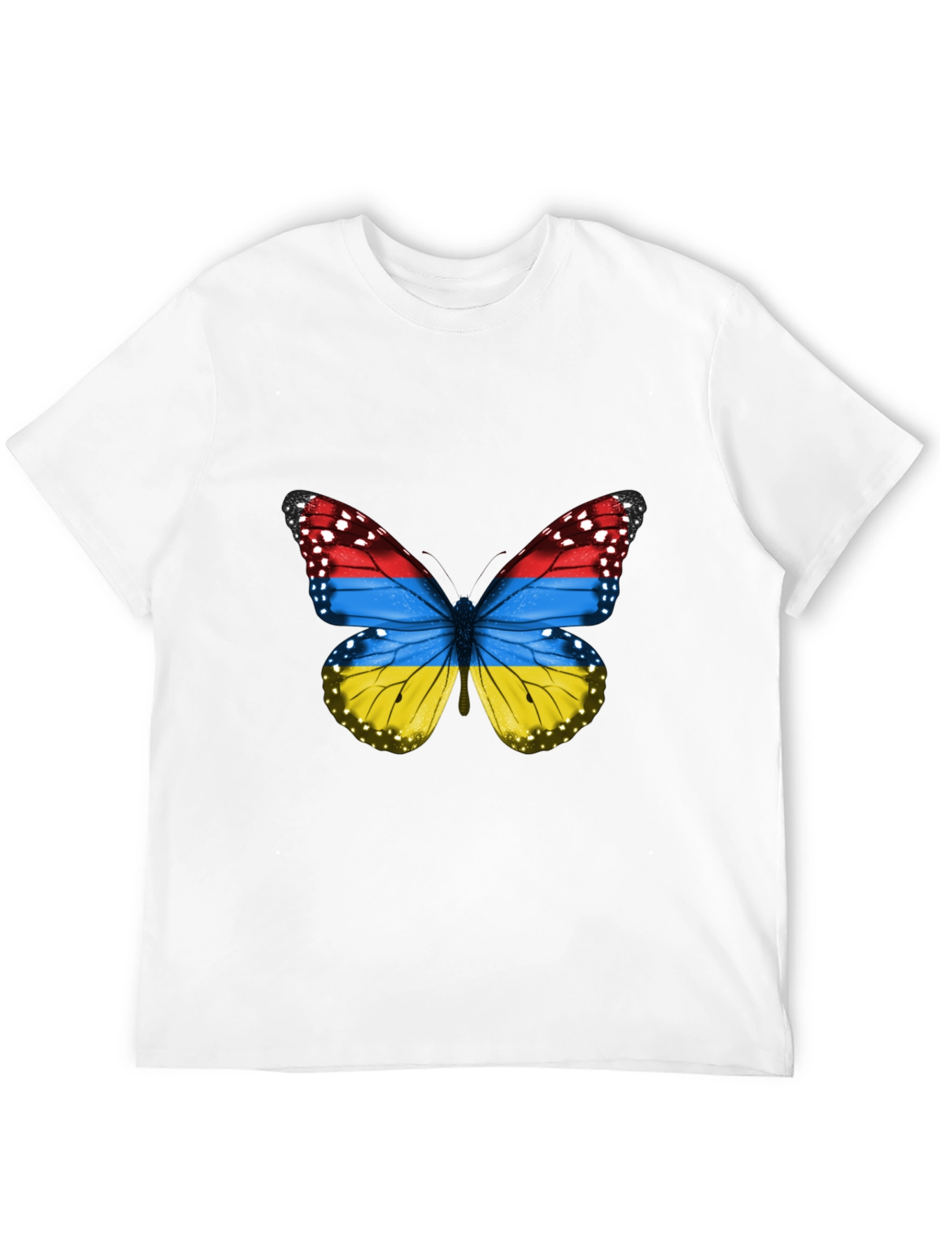 Armenian Flag Butterfly T-Shirt