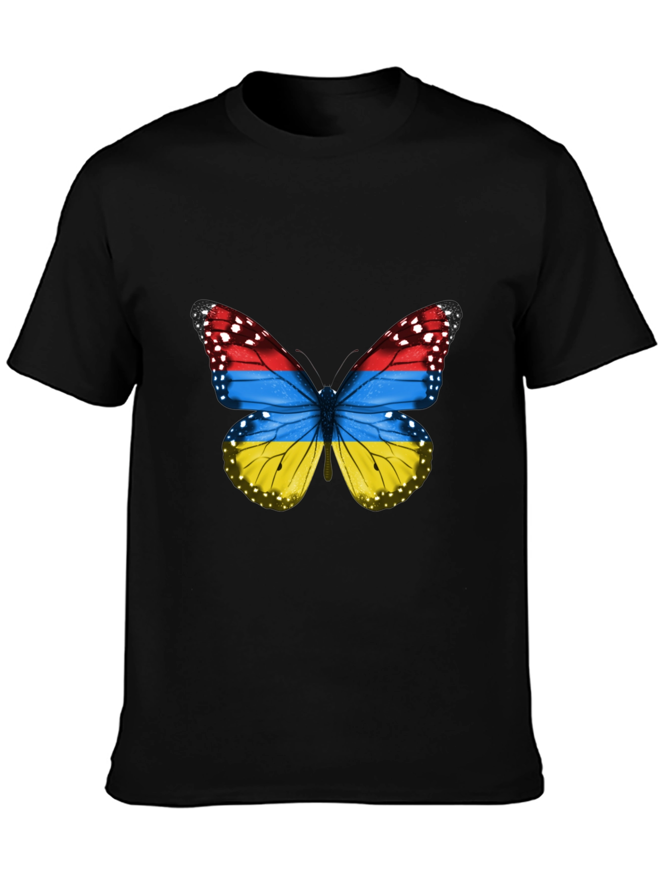 Armenian Flag Butterfly T-Shirt