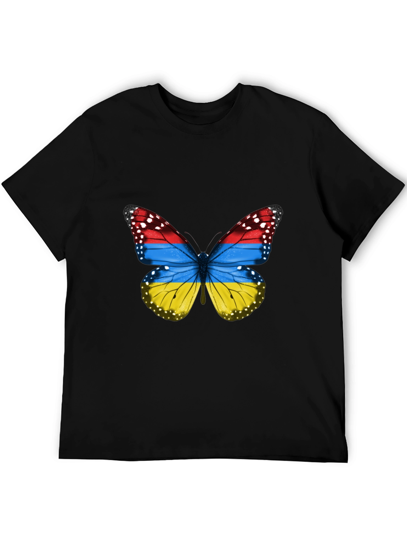 Armenian Flag Butterfly T-Shirt