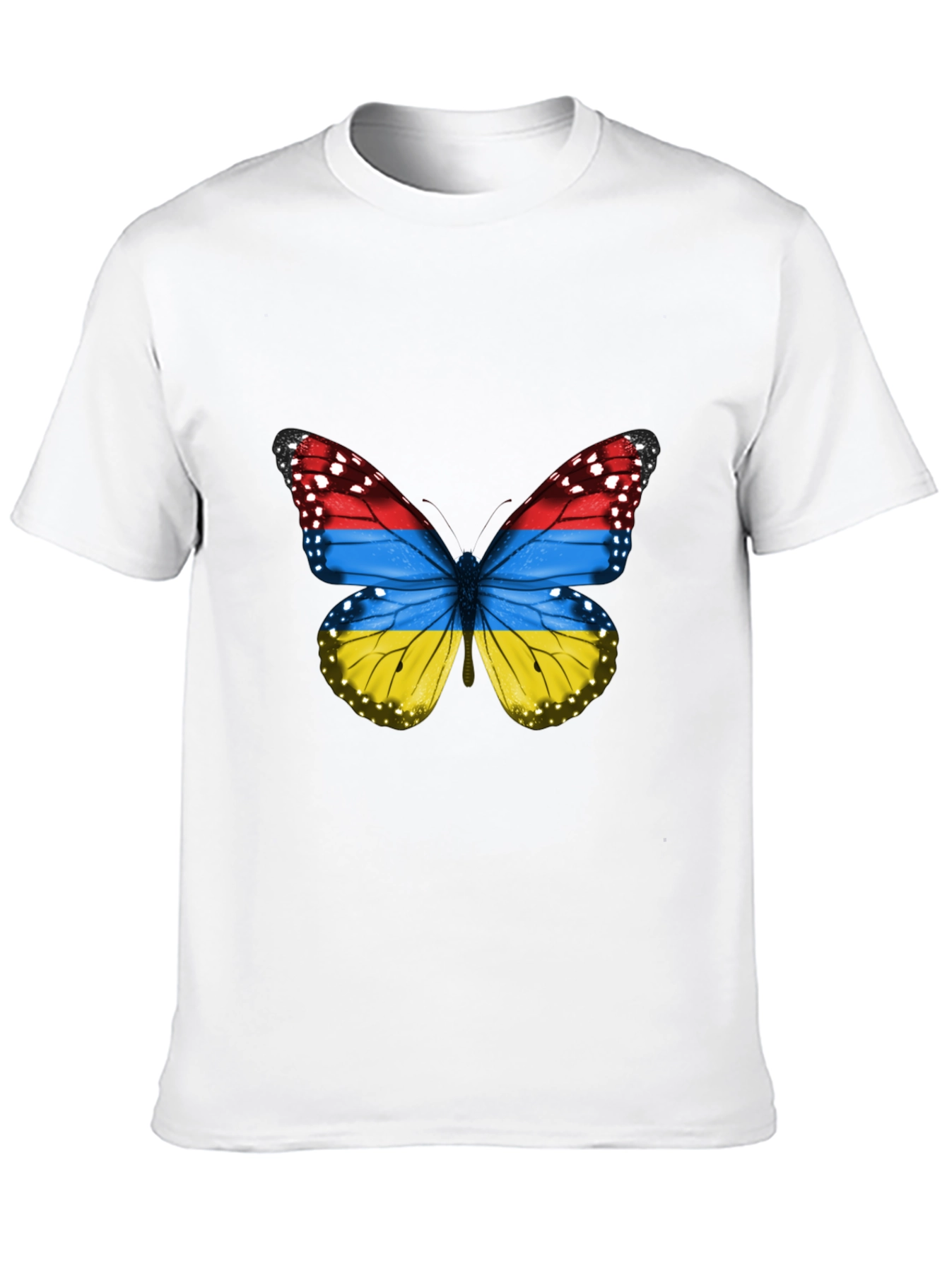 Armenian Flag Butterfly T-Shirt
