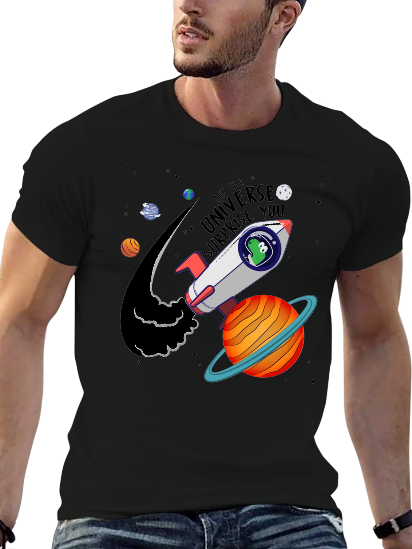 Space Adventure Tee: Let the Universe Surprise You!