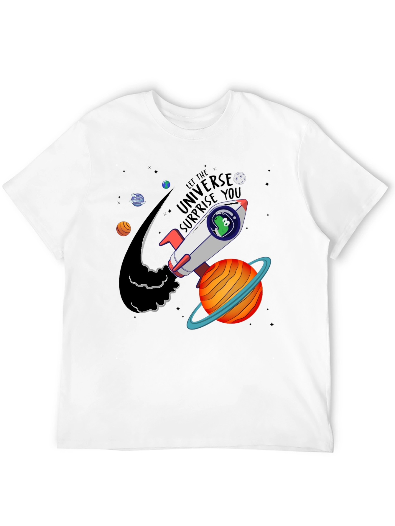 Space Adventure Tee: Let the Universe Surprise You!
