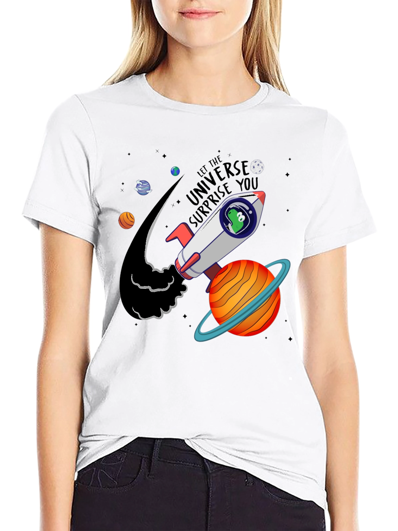 Space Adventure Tee: Let the Universe Surprise You!