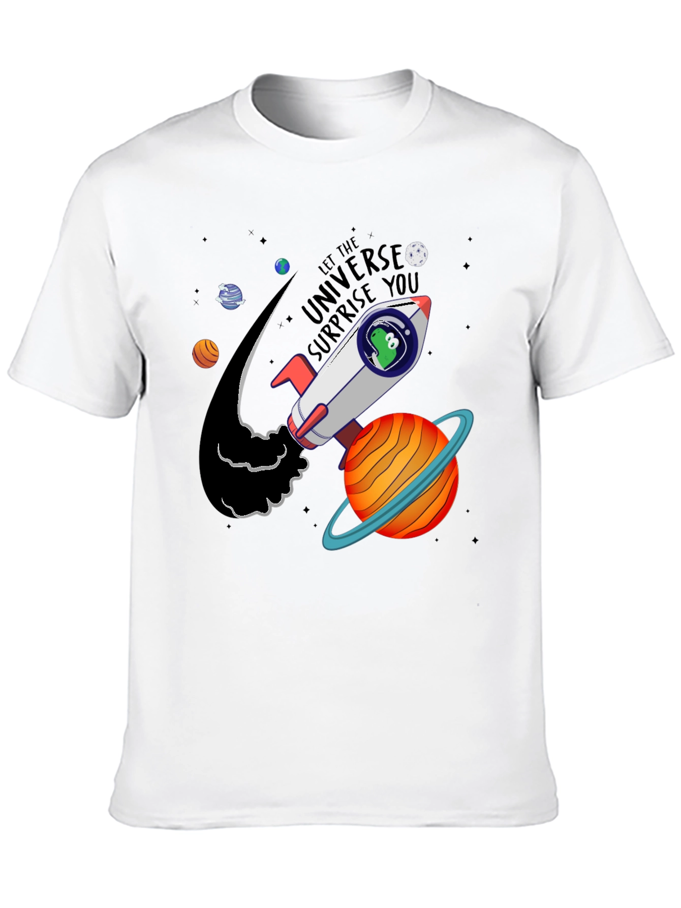 Space Adventure Tee: Let the Universe Surprise You!