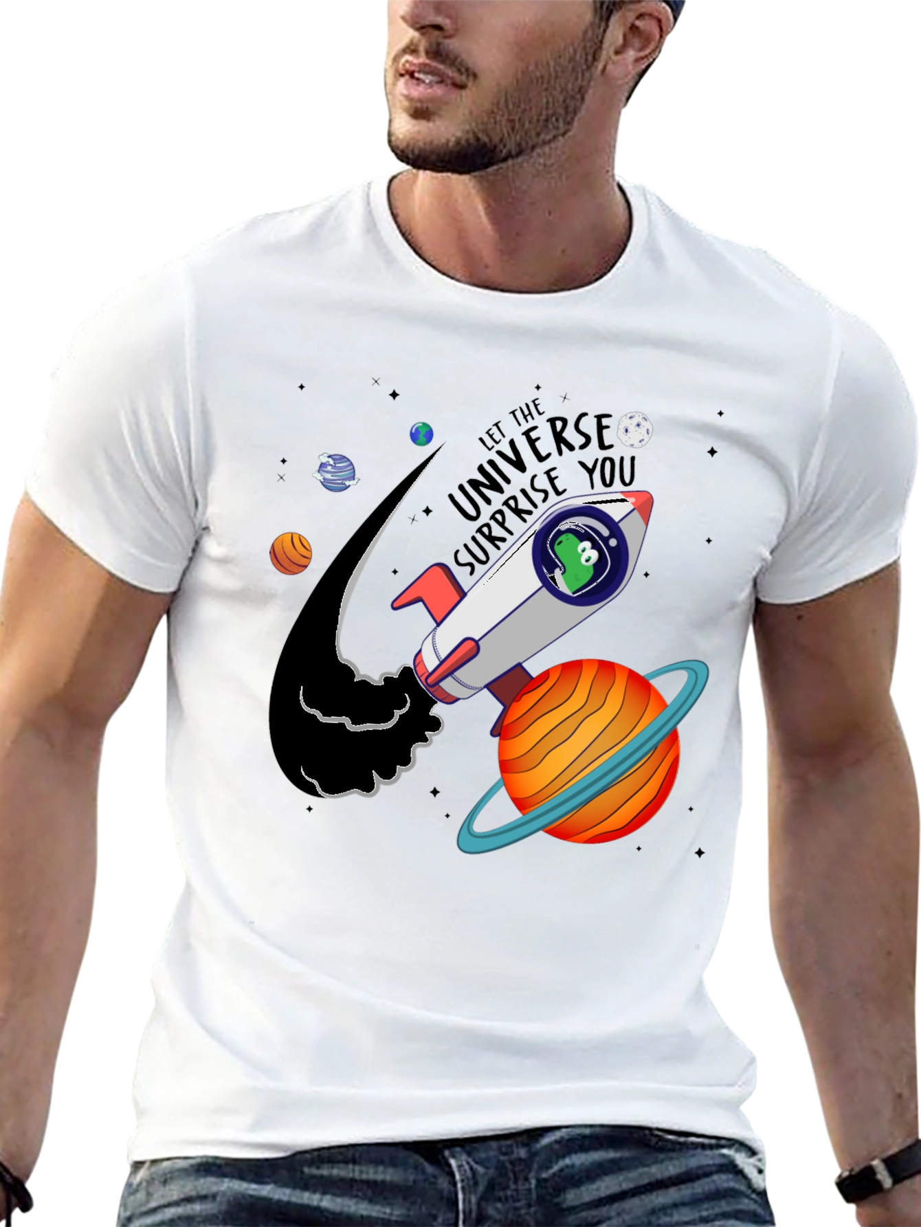 Space Adventure Tee: Let the Universe Surprise You!