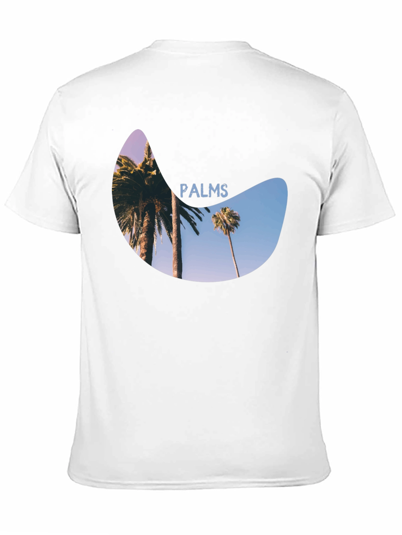 Palms Graphic Print Black T-Shirt