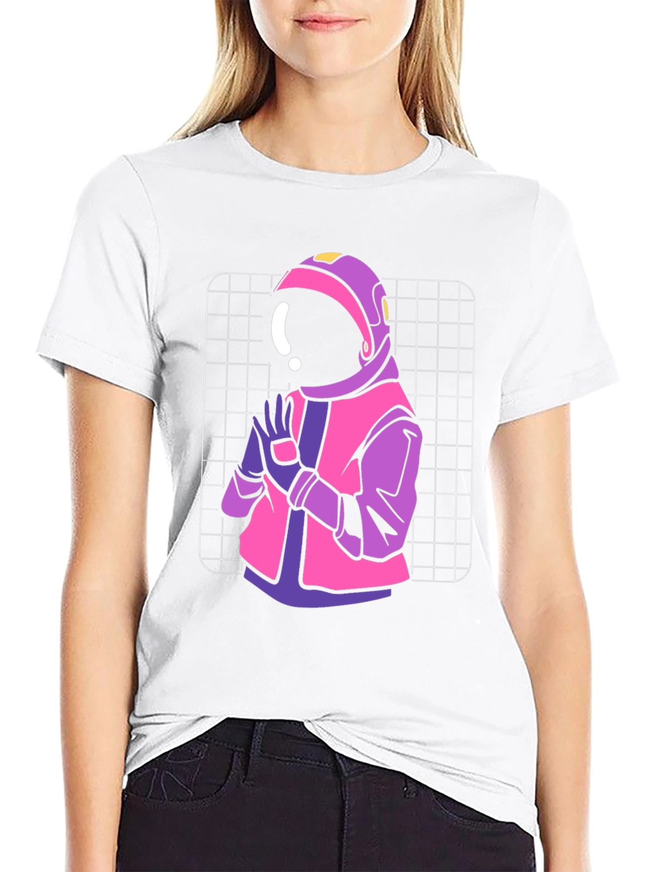 Retro Astronaut Graphic T-Shirt
