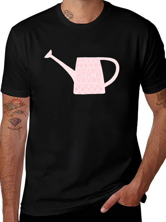 Stylish Watering Can Graphic T-Shirt