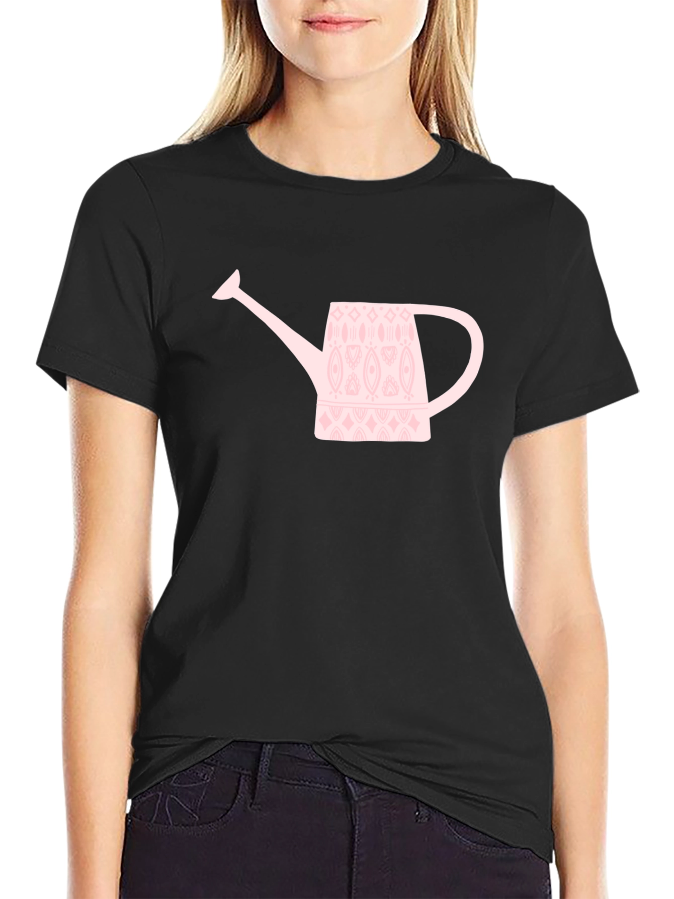 Stylish Watering Can Graphic T-Shirt
