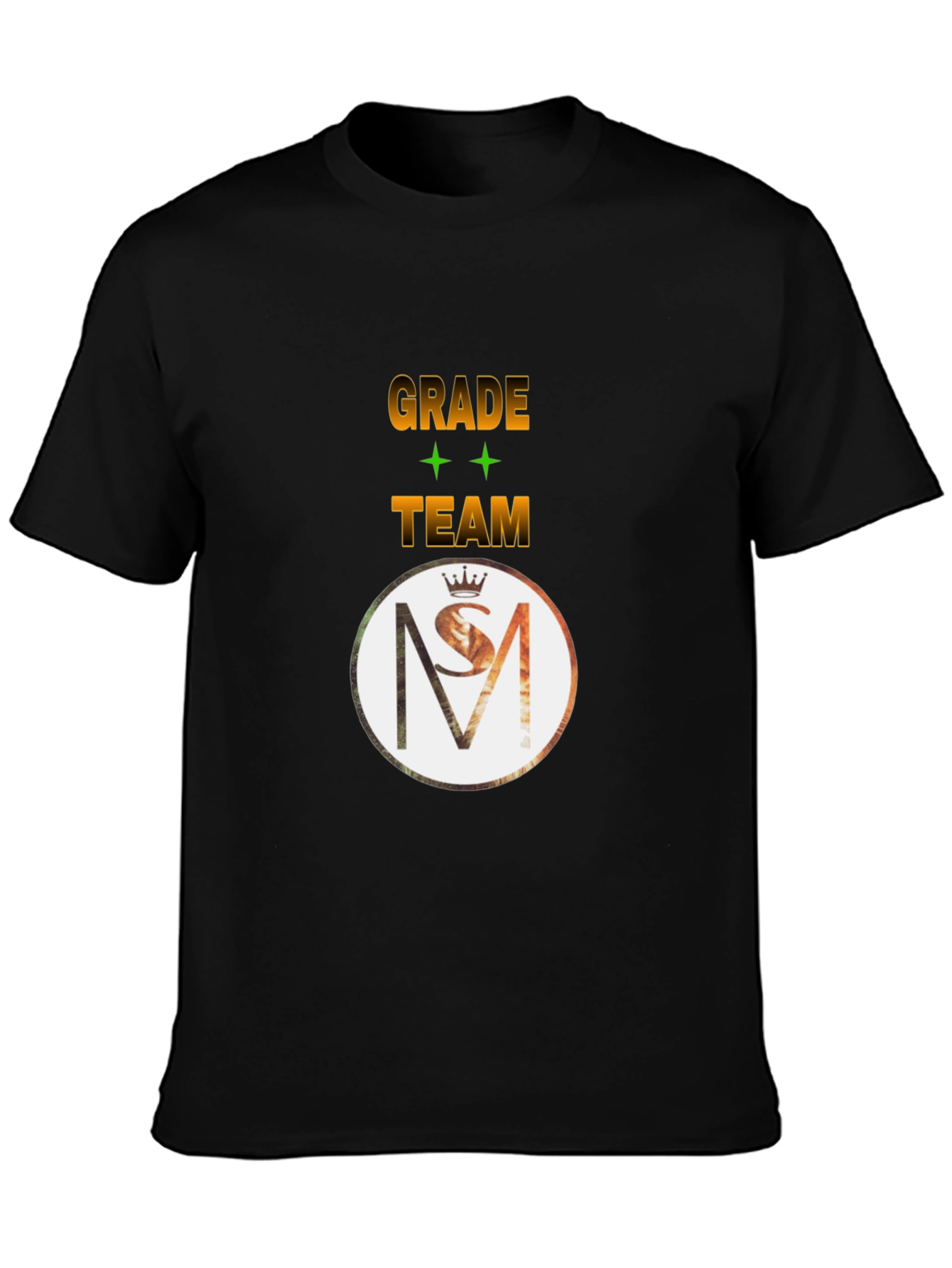 Grade Team Graphic Black T-Shirt