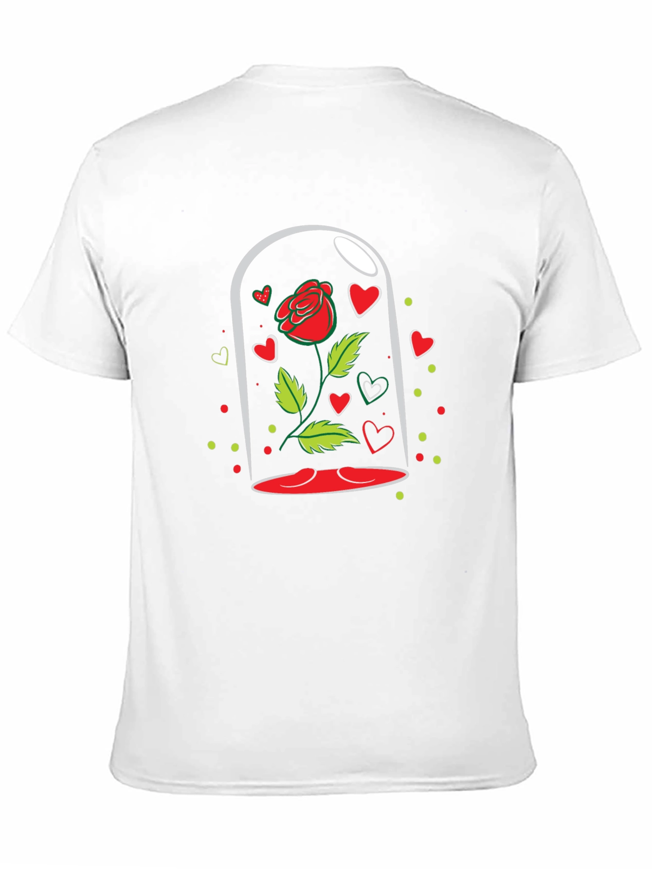 Enchanted Rose Black T-Shirt