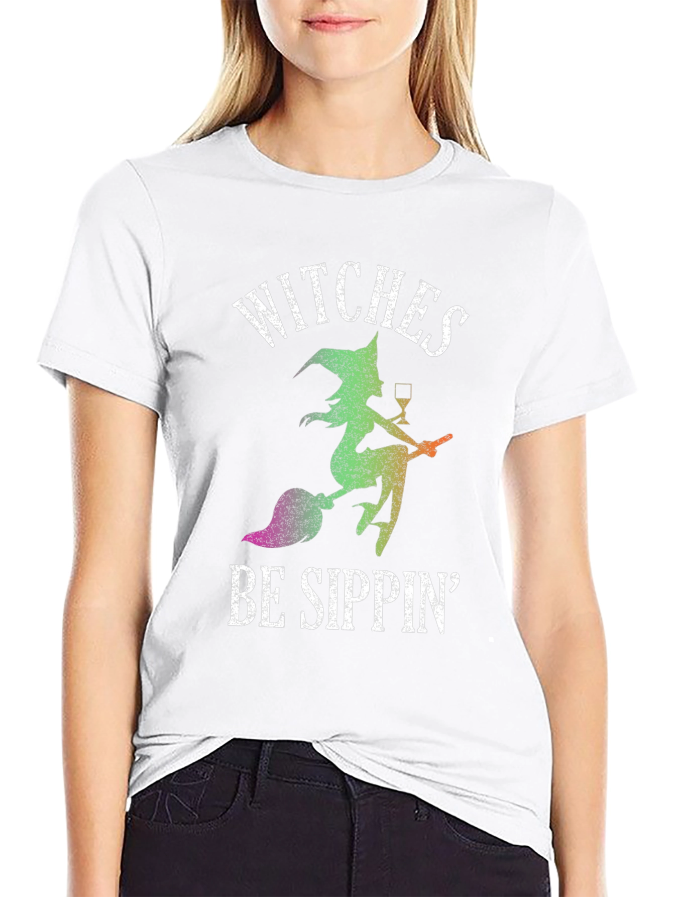 Witches Be Sippin Graphic T-Shirt